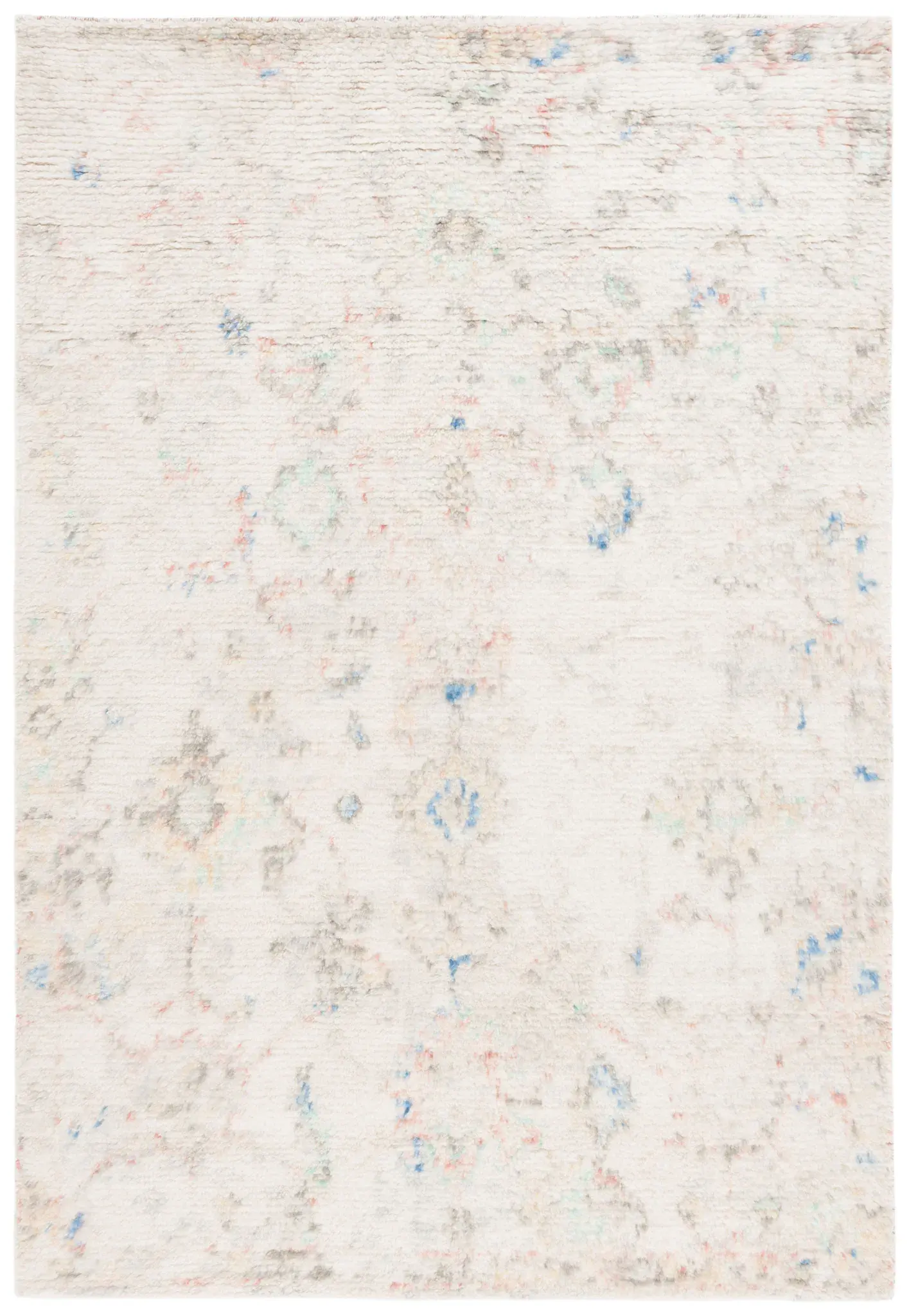 Tribeca Faded Floral Hand-Knotted Wool Rug