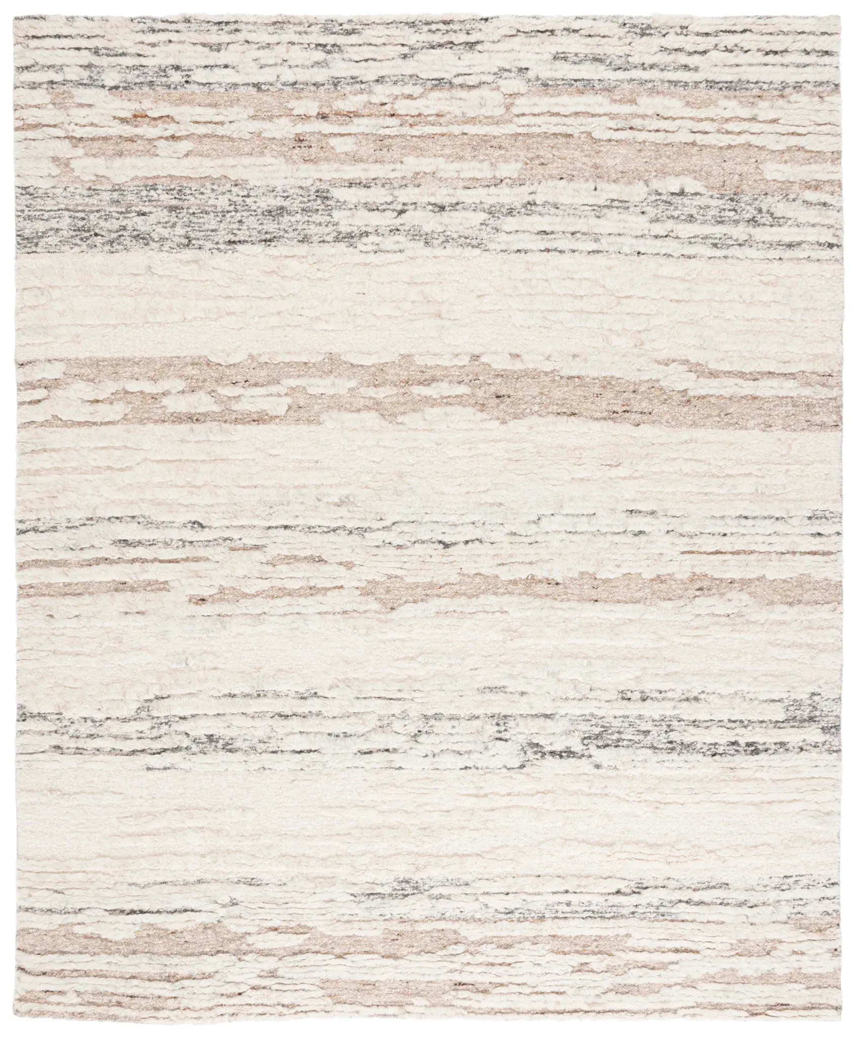 Tribeca Linear Abstract Hand-Knotted Wool Rug
