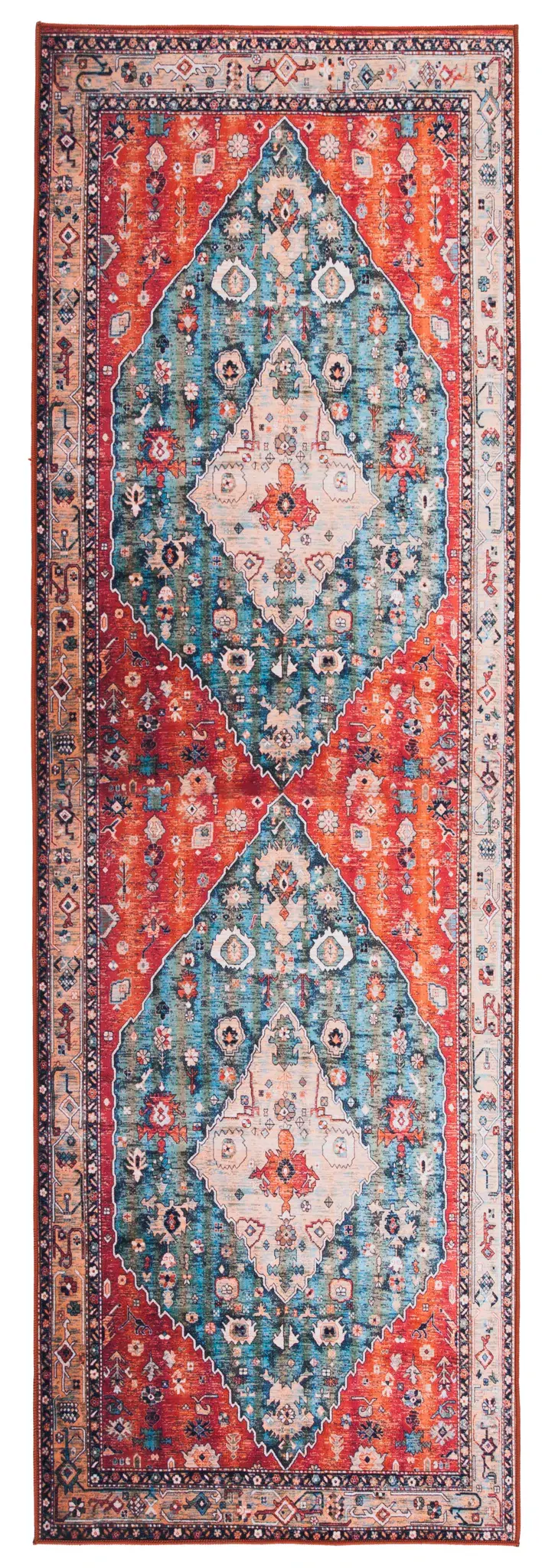 Tucson Tribal Diamond Washable Rug