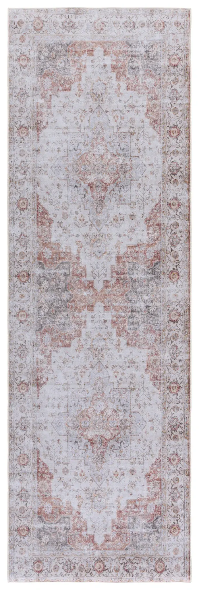Tucson Faded Medallion Washable Rug