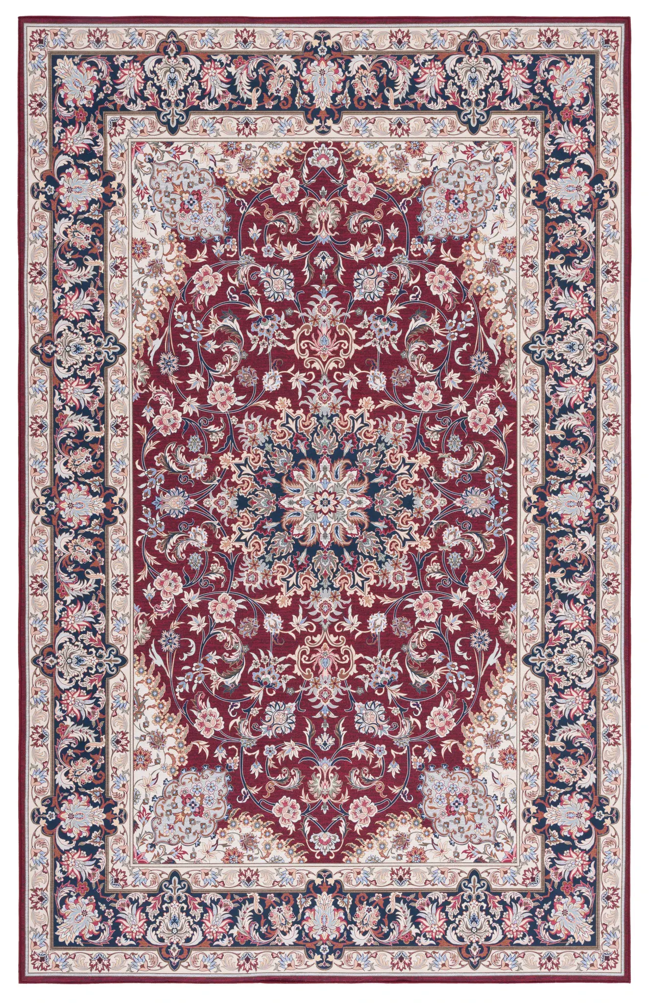 Tucson Star Medallion Washable Rug