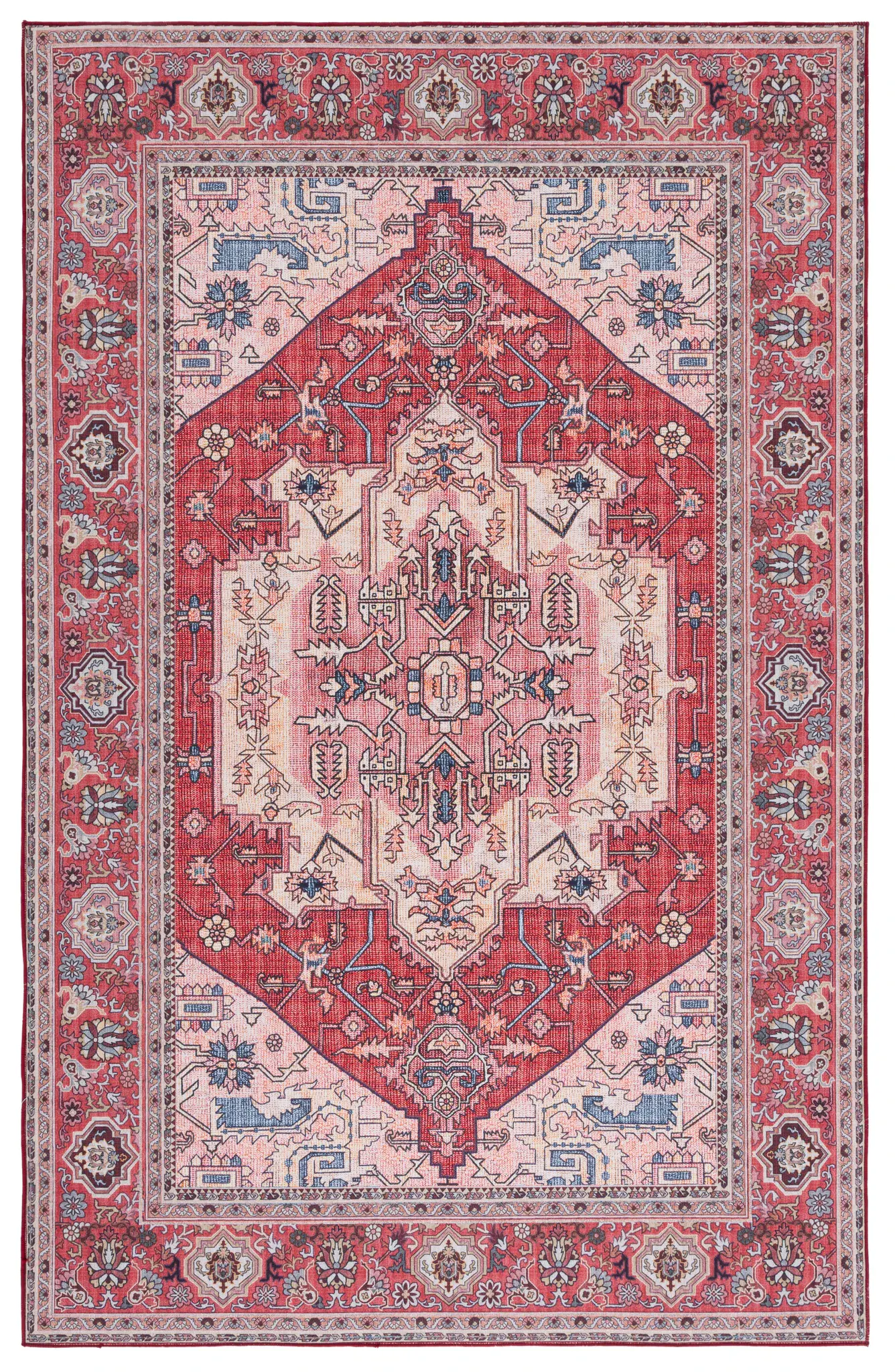 Tucson Southwestern Medallion Washable Rug