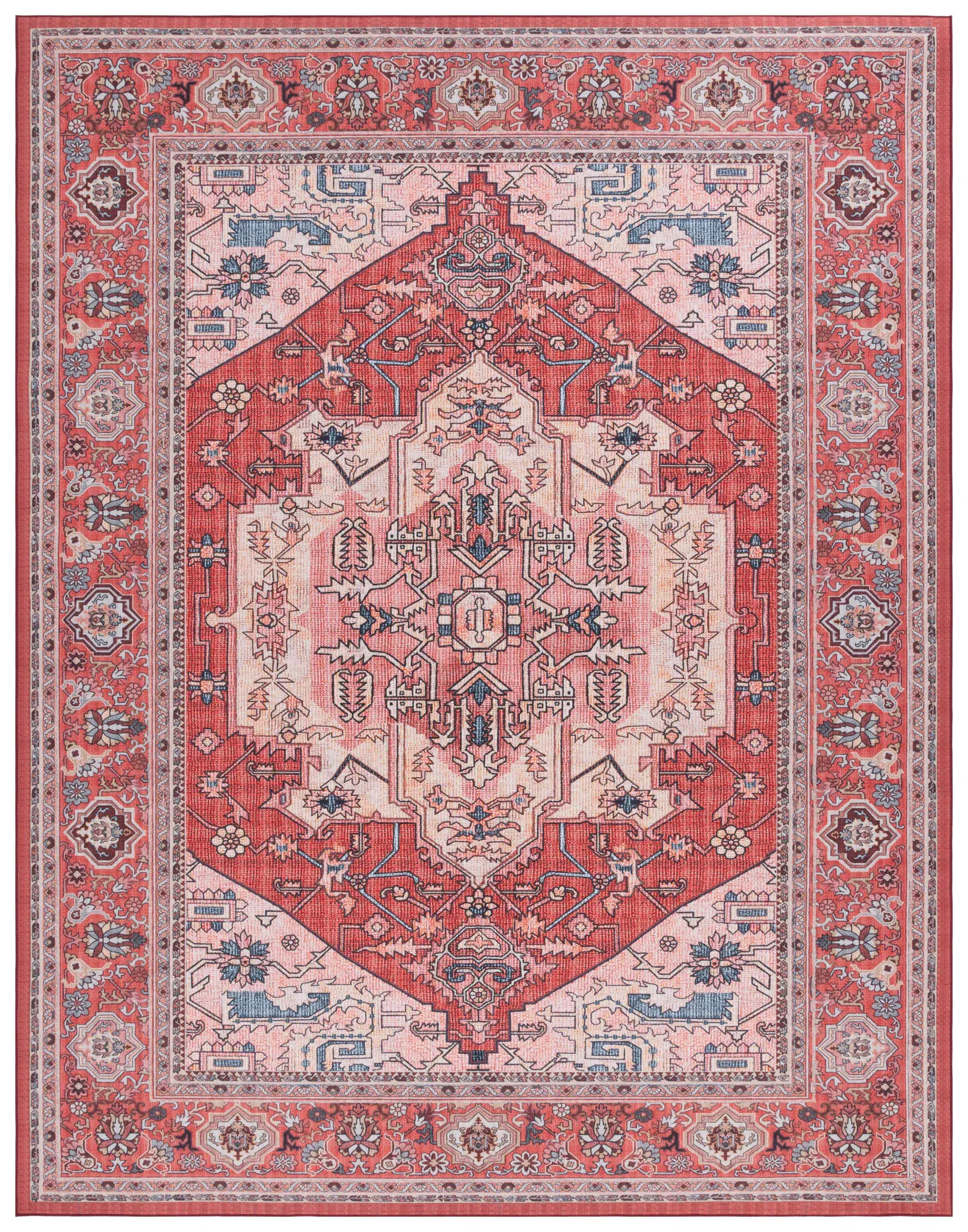 Tucson Southwestern Medallion Washable Rug