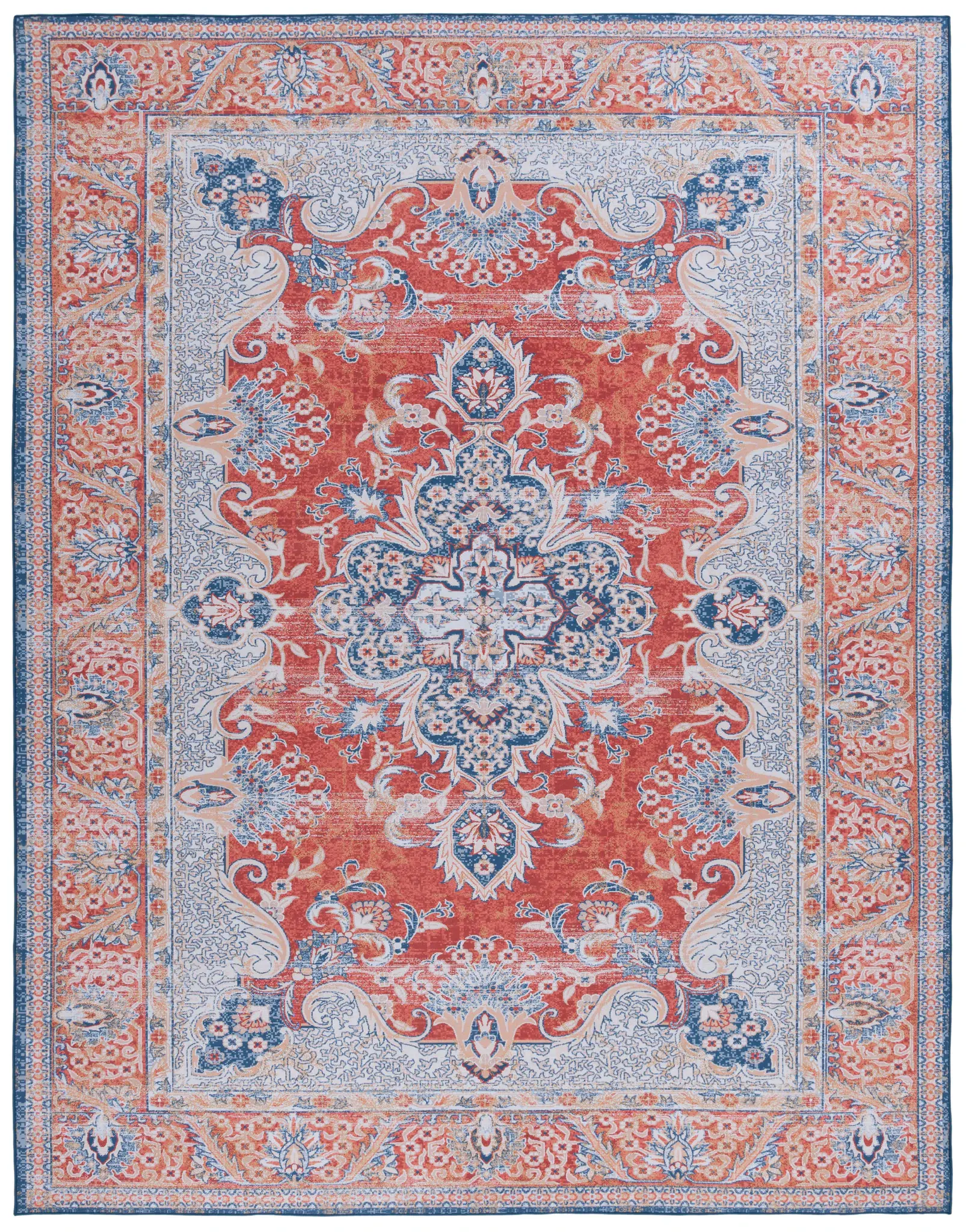 Tucson Arabesque Medallion Washable Rug