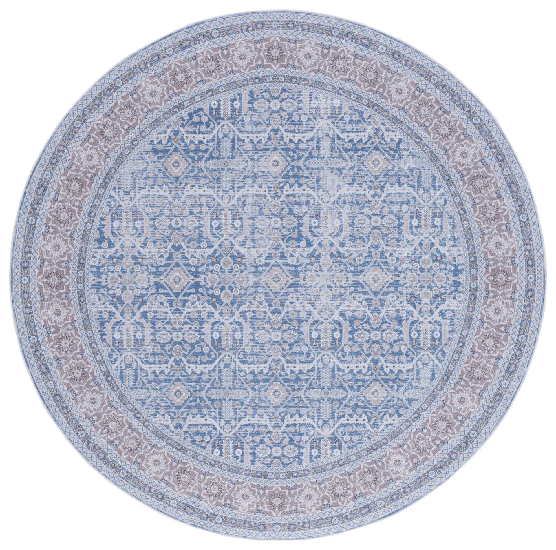 Tucson Allover Floral Washable Rug