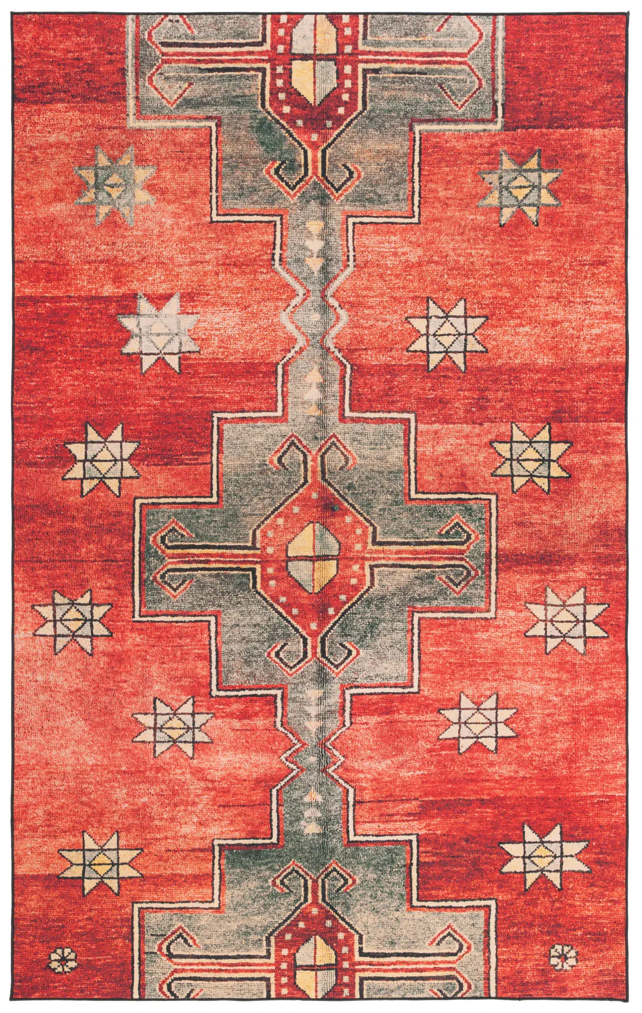 Tucson Southwestern Tribal Washable Rug