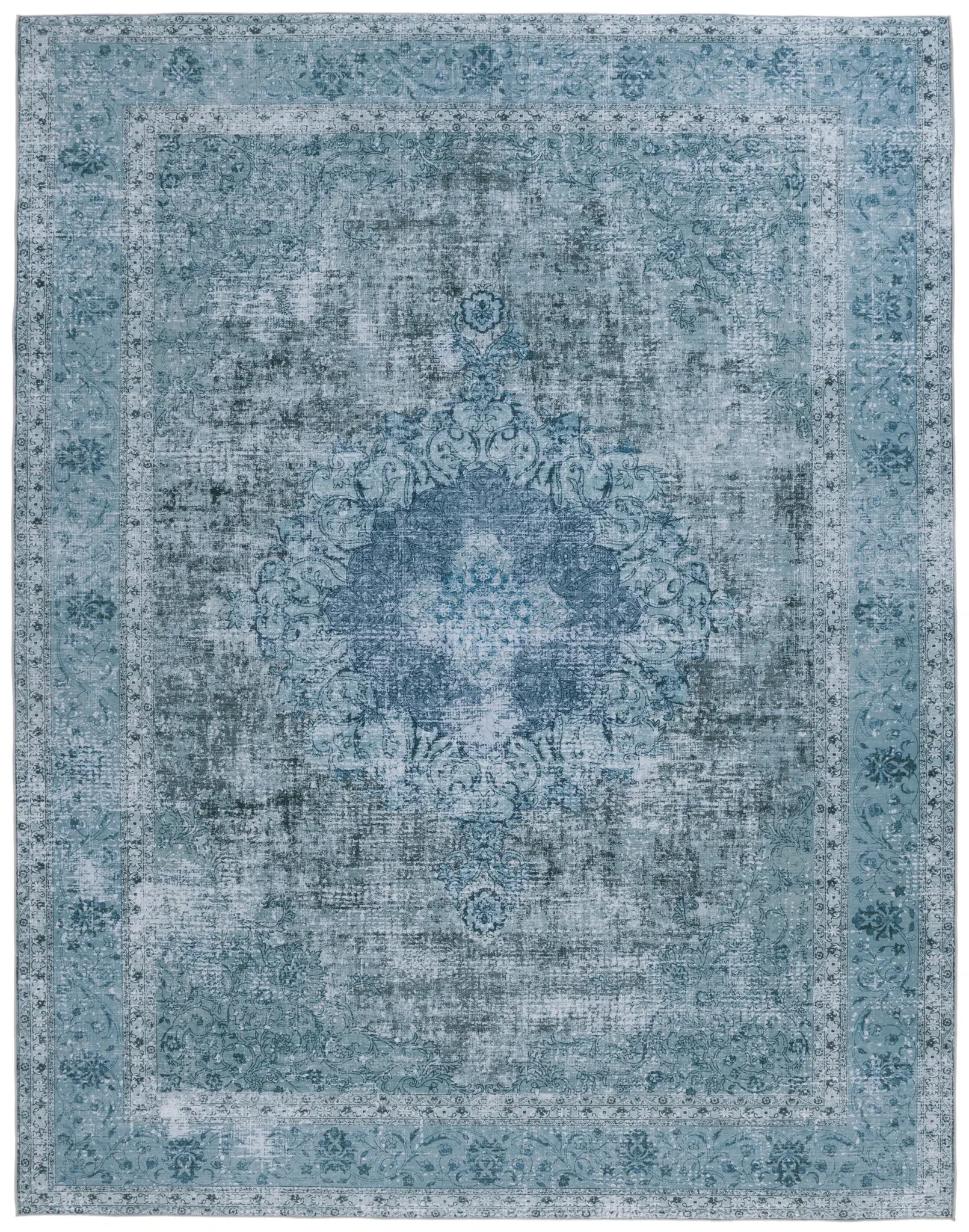 Tucson Medallion Washable Rug