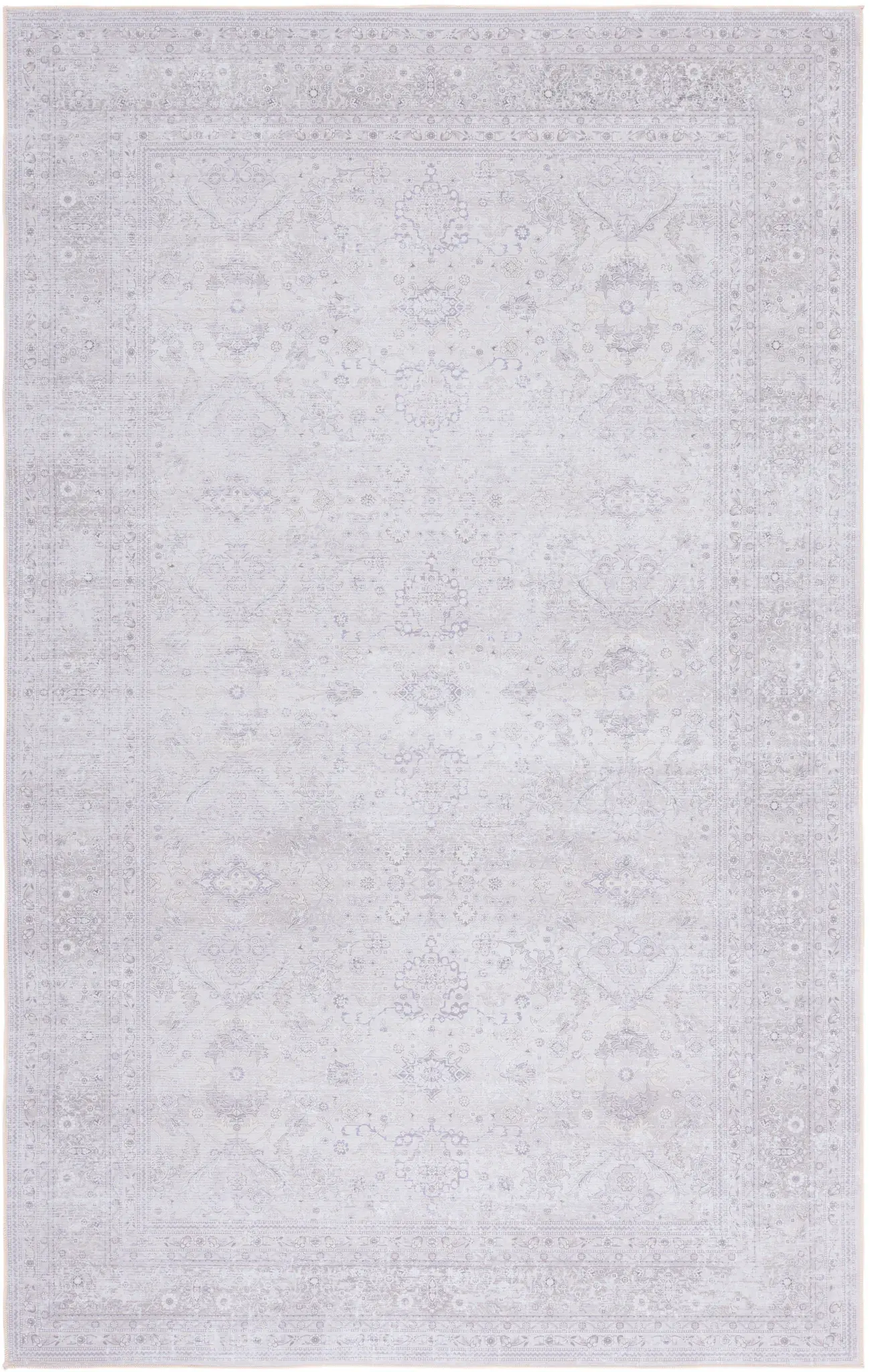 Tucson Distressed Floral Washable Rug