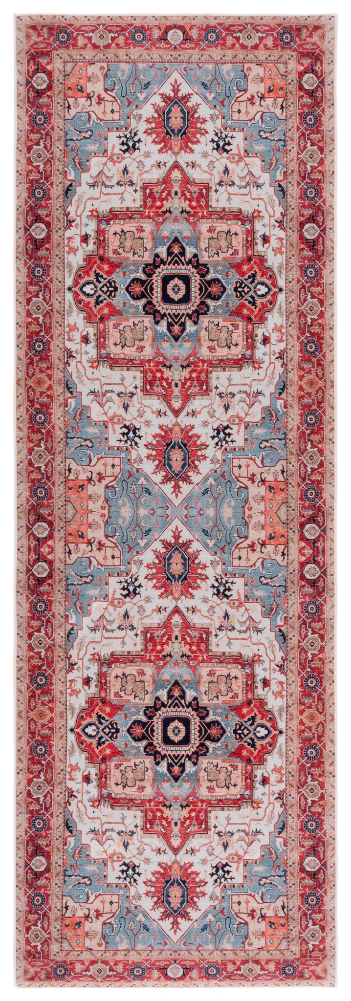 Tucson Square Medallion Washable Rug