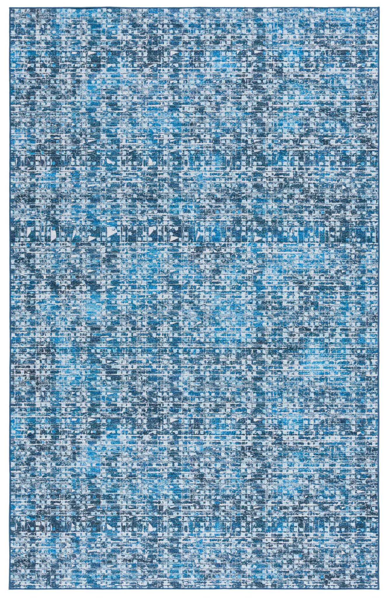 Tucson Abstract Grid Washable Rug