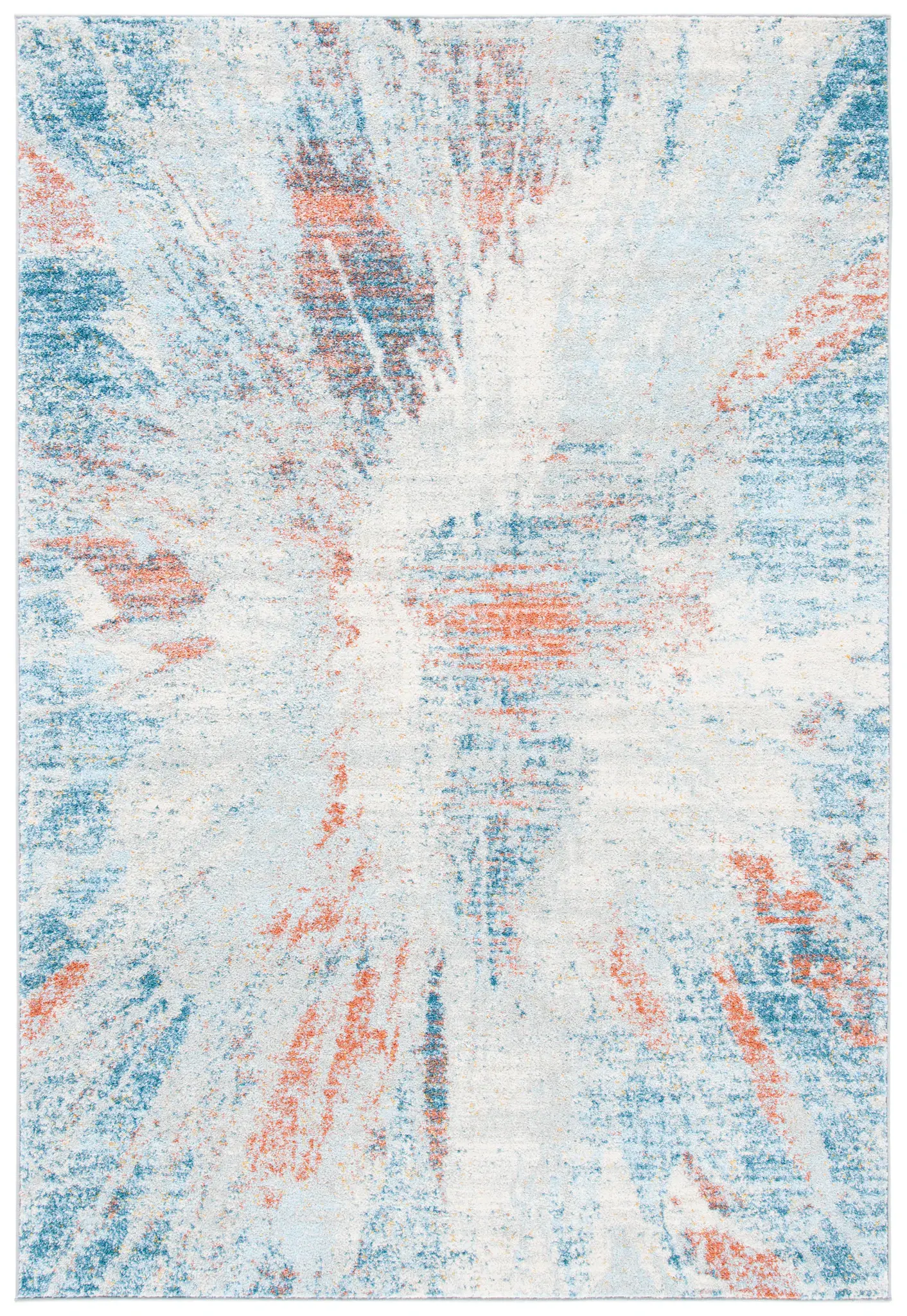 Tulum Abstract Radiating Rug