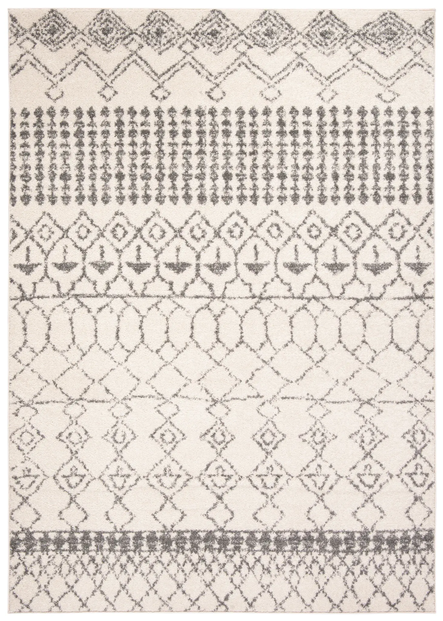 Tulum Banded Tribal Rug