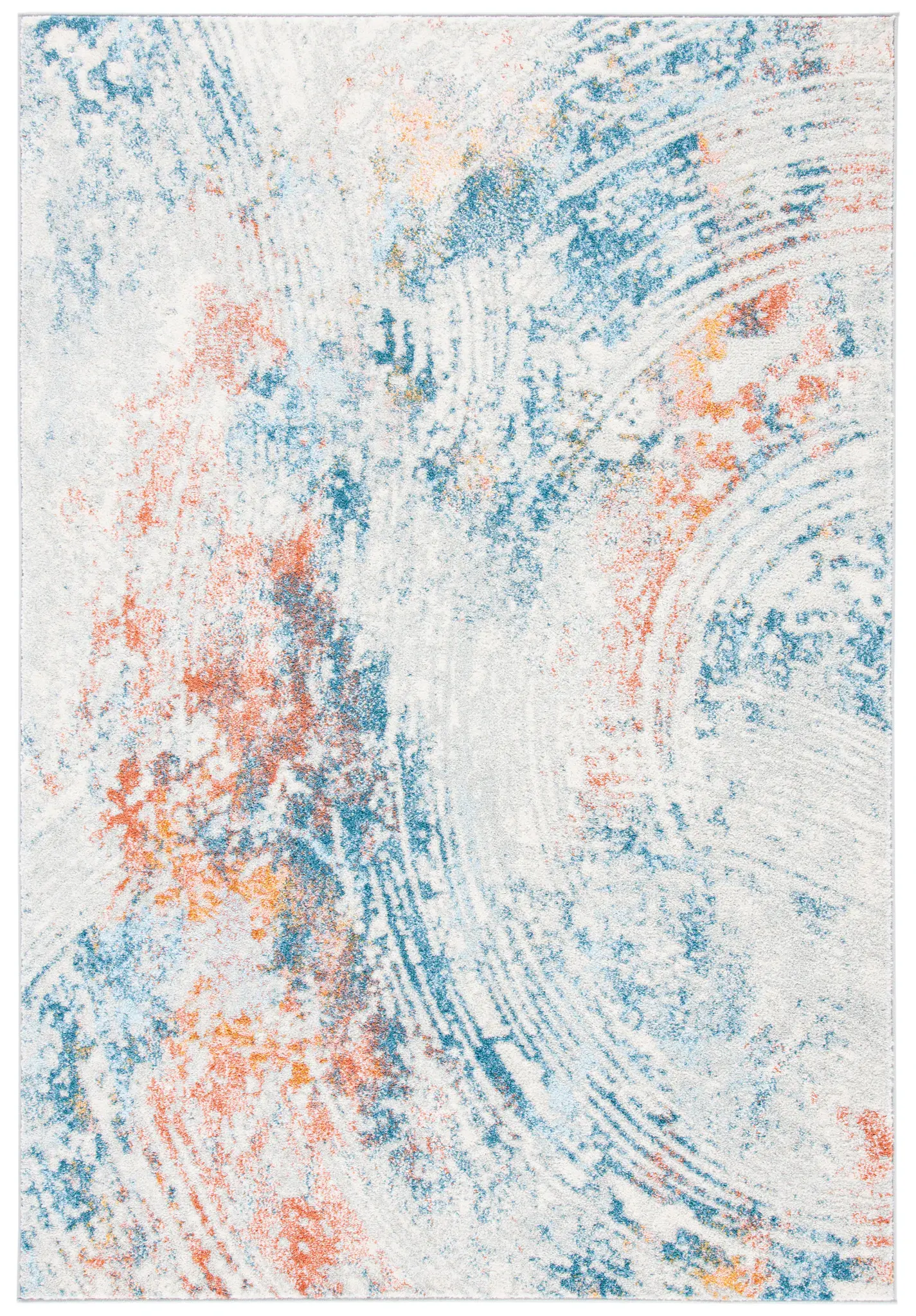 Tulum Abstract Swirl Rug