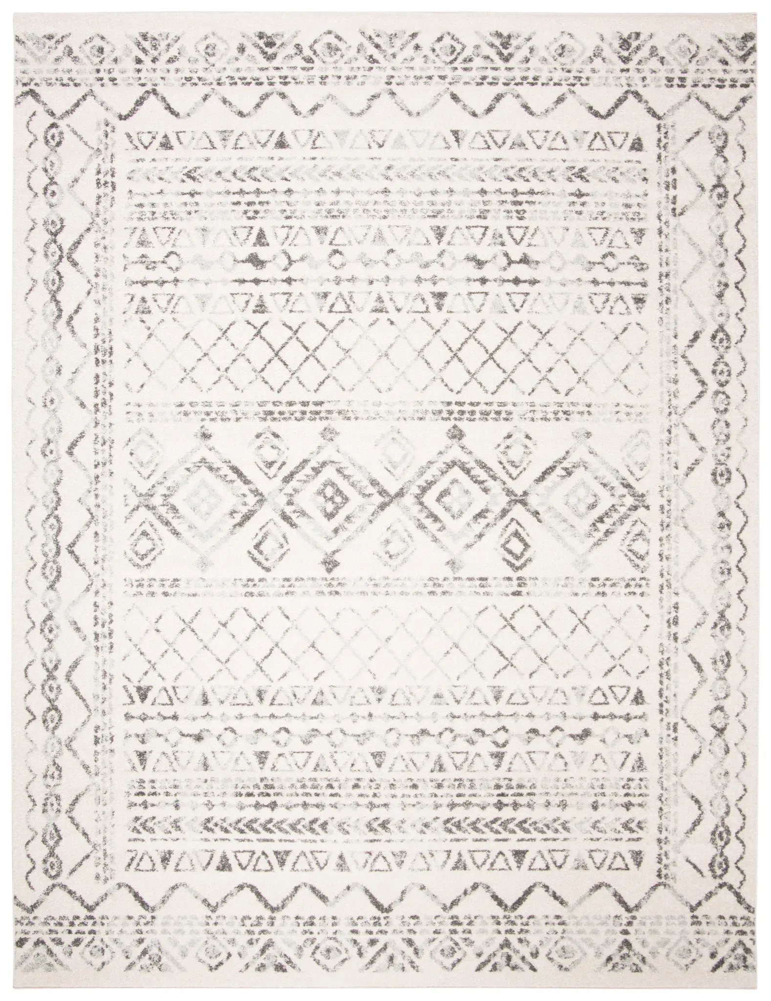 Tulum Banded Geometric Rug