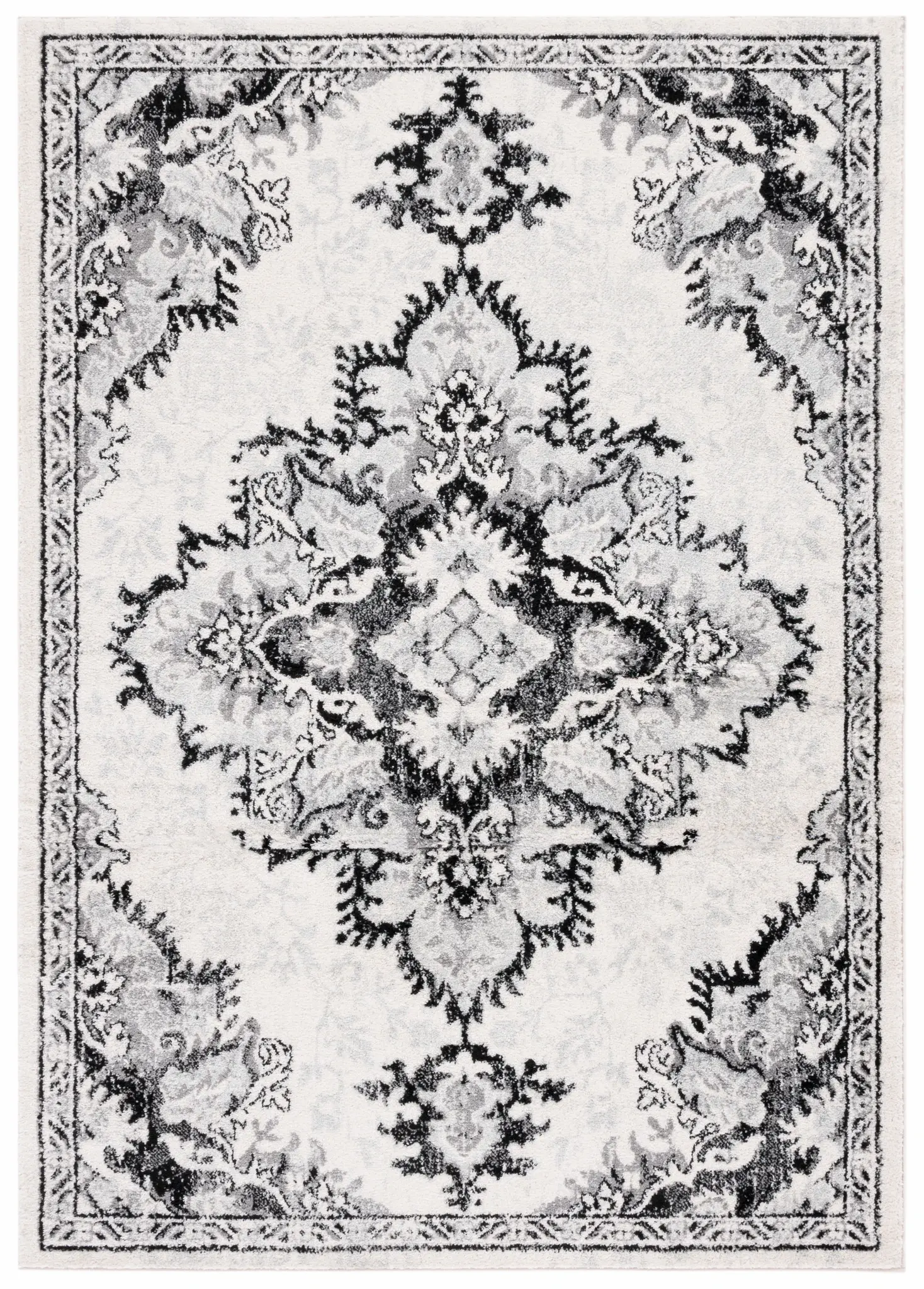 Tulum Medallion Border Rug