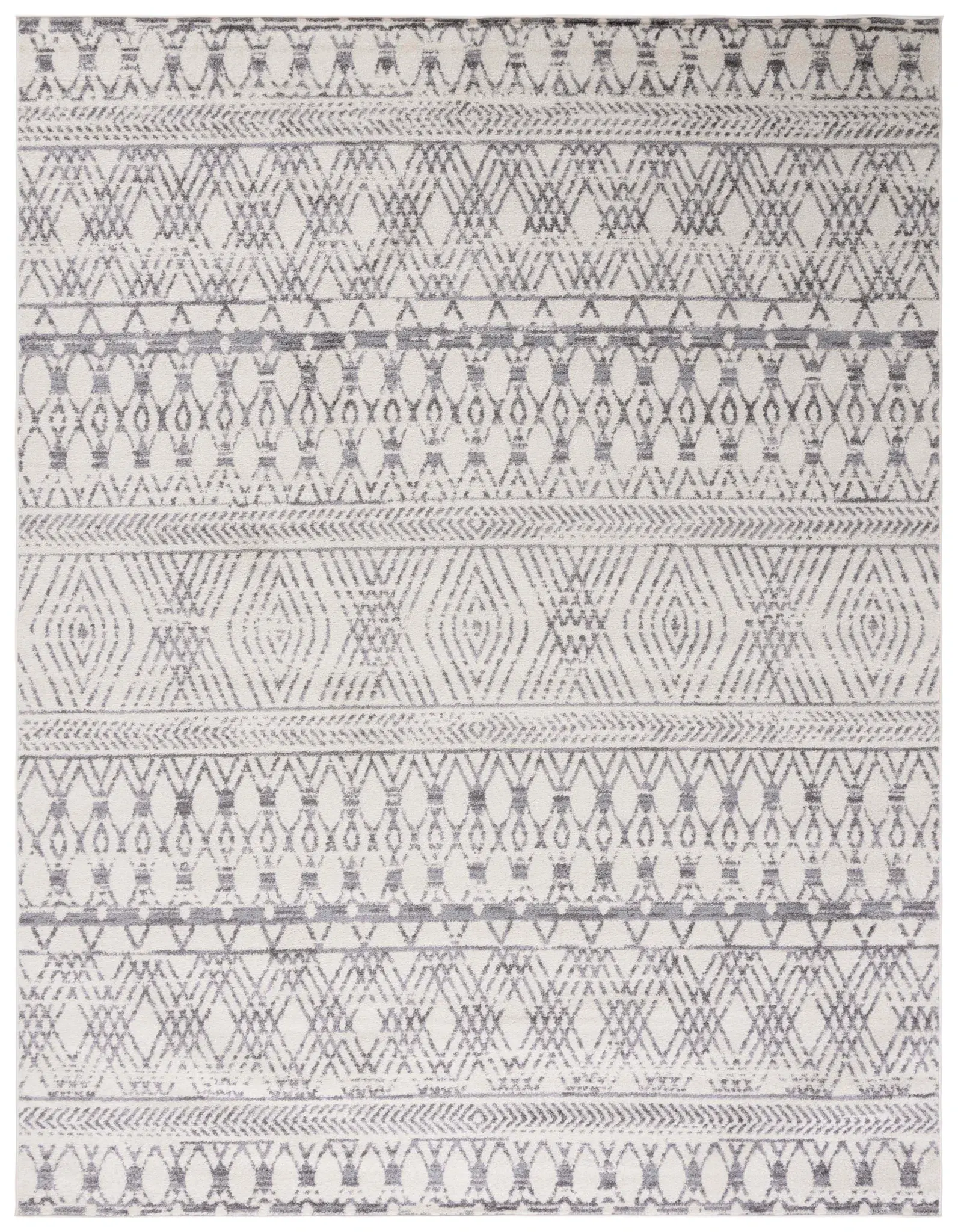 Tulum Tribal Lattice Stripe Rug