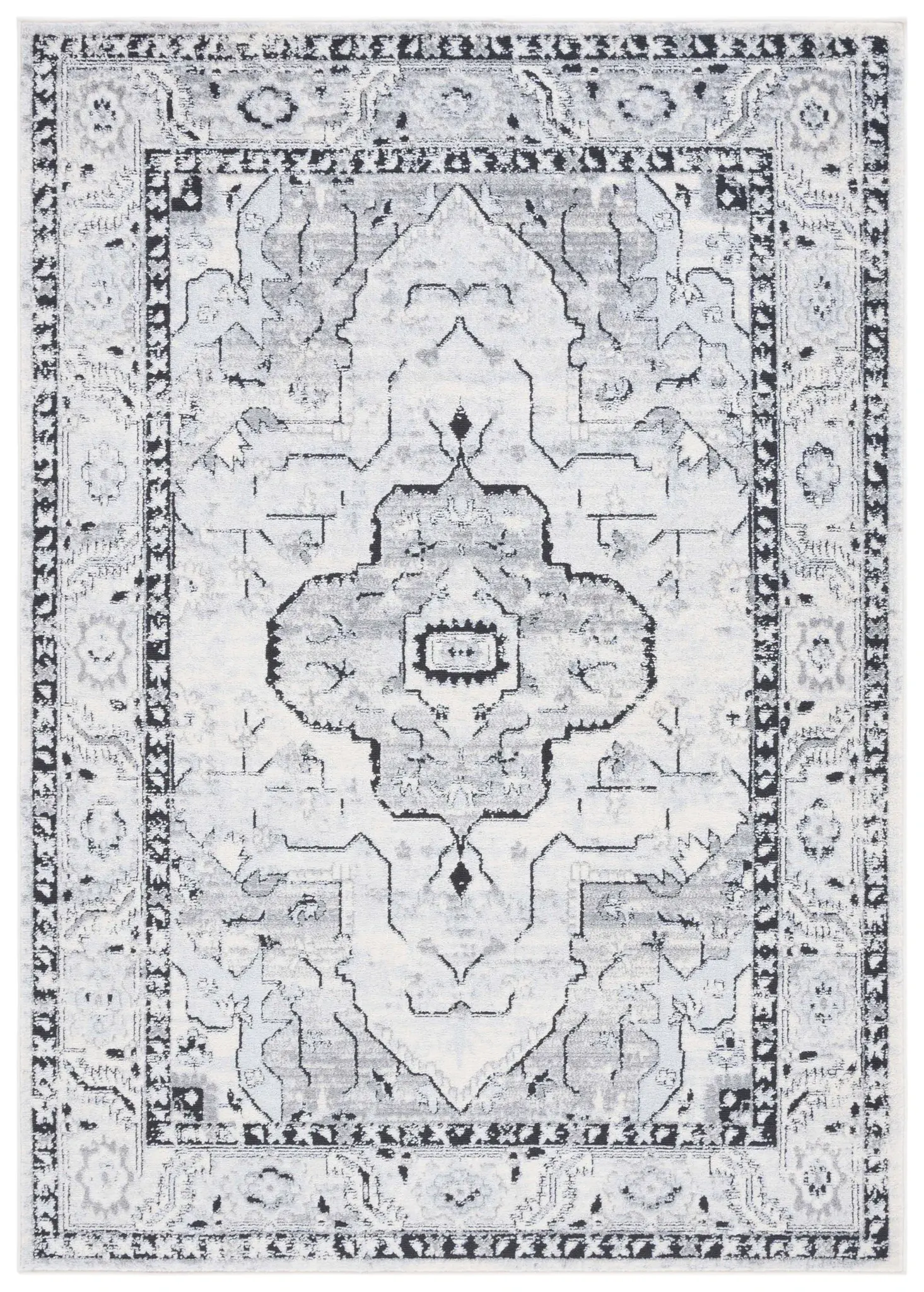 Tulum Framed Medallion Rug
