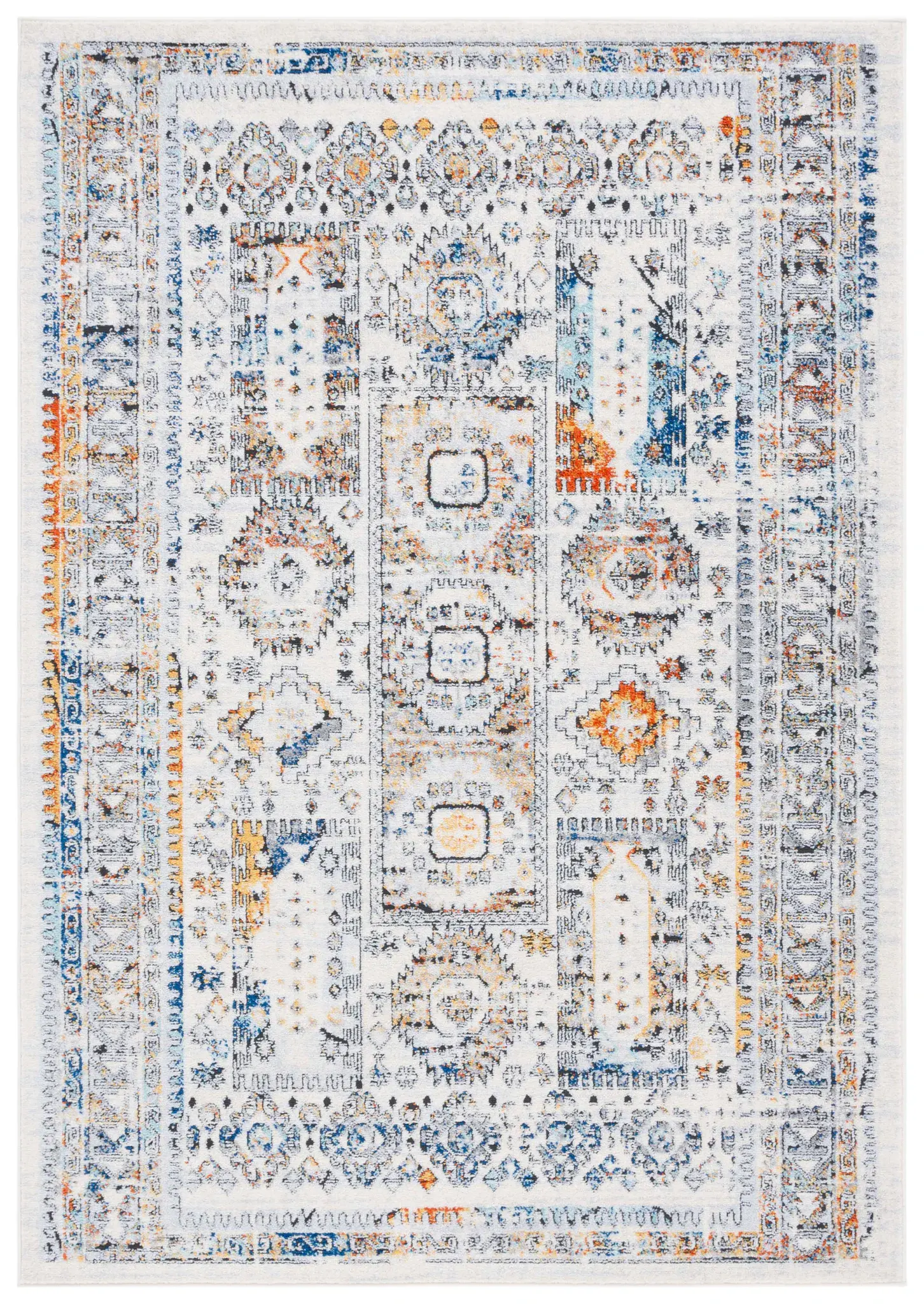 Tulum Geometric Panel Rug