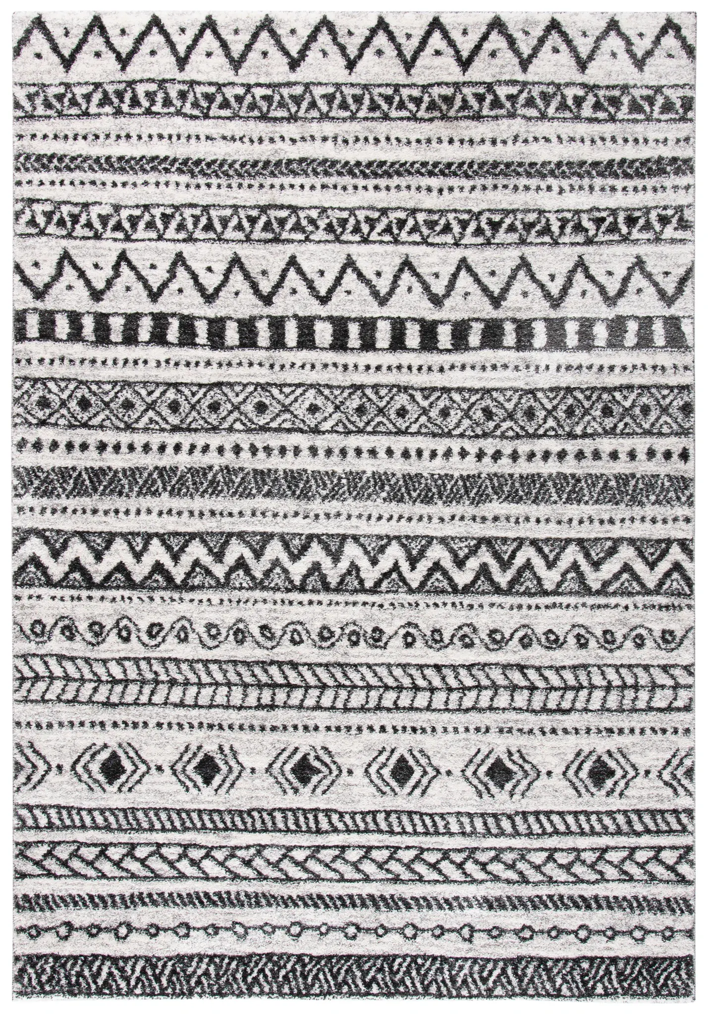 Tunisia Banded Tribal Rug