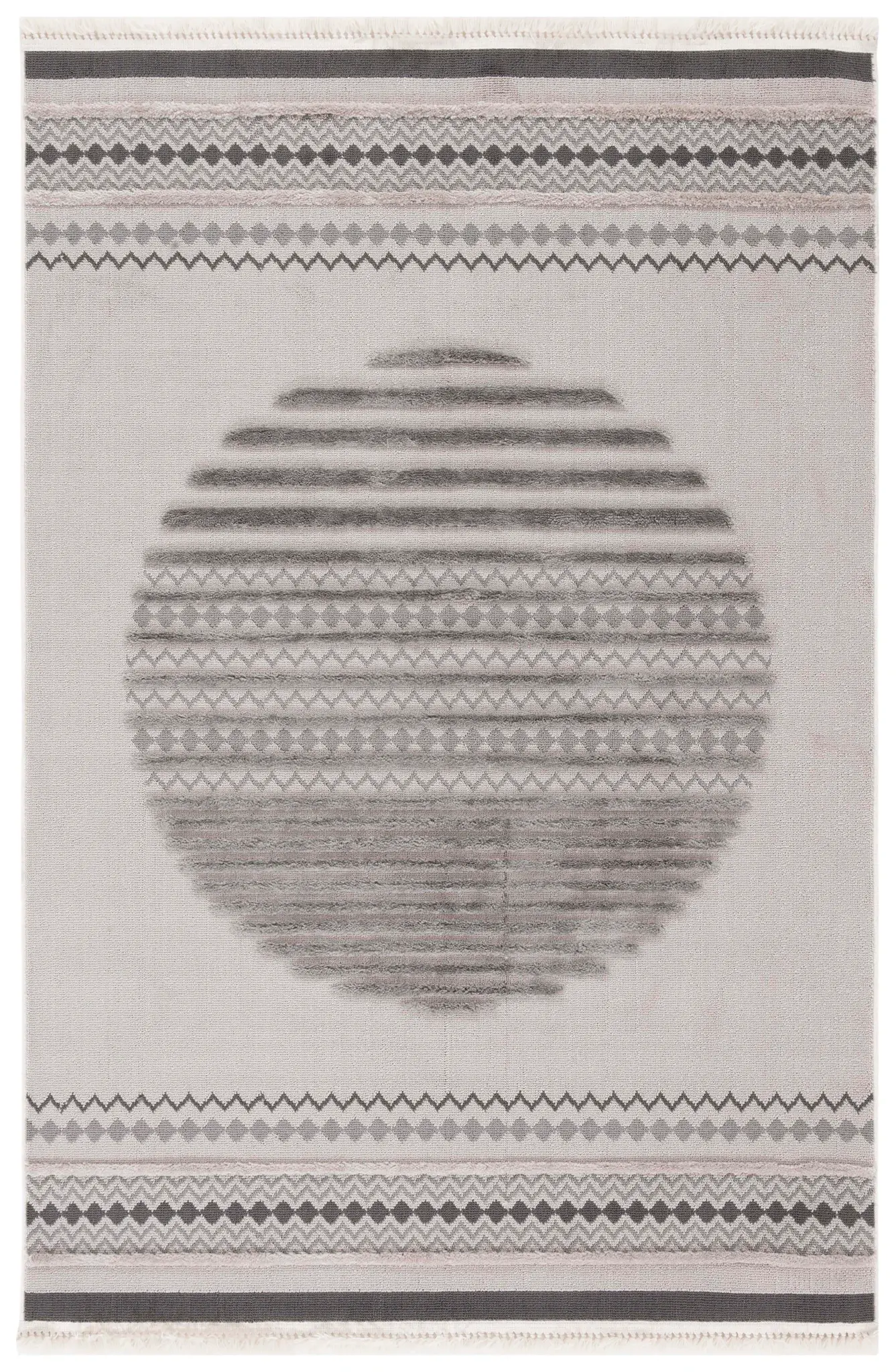 Urban Circle Stripe Rug