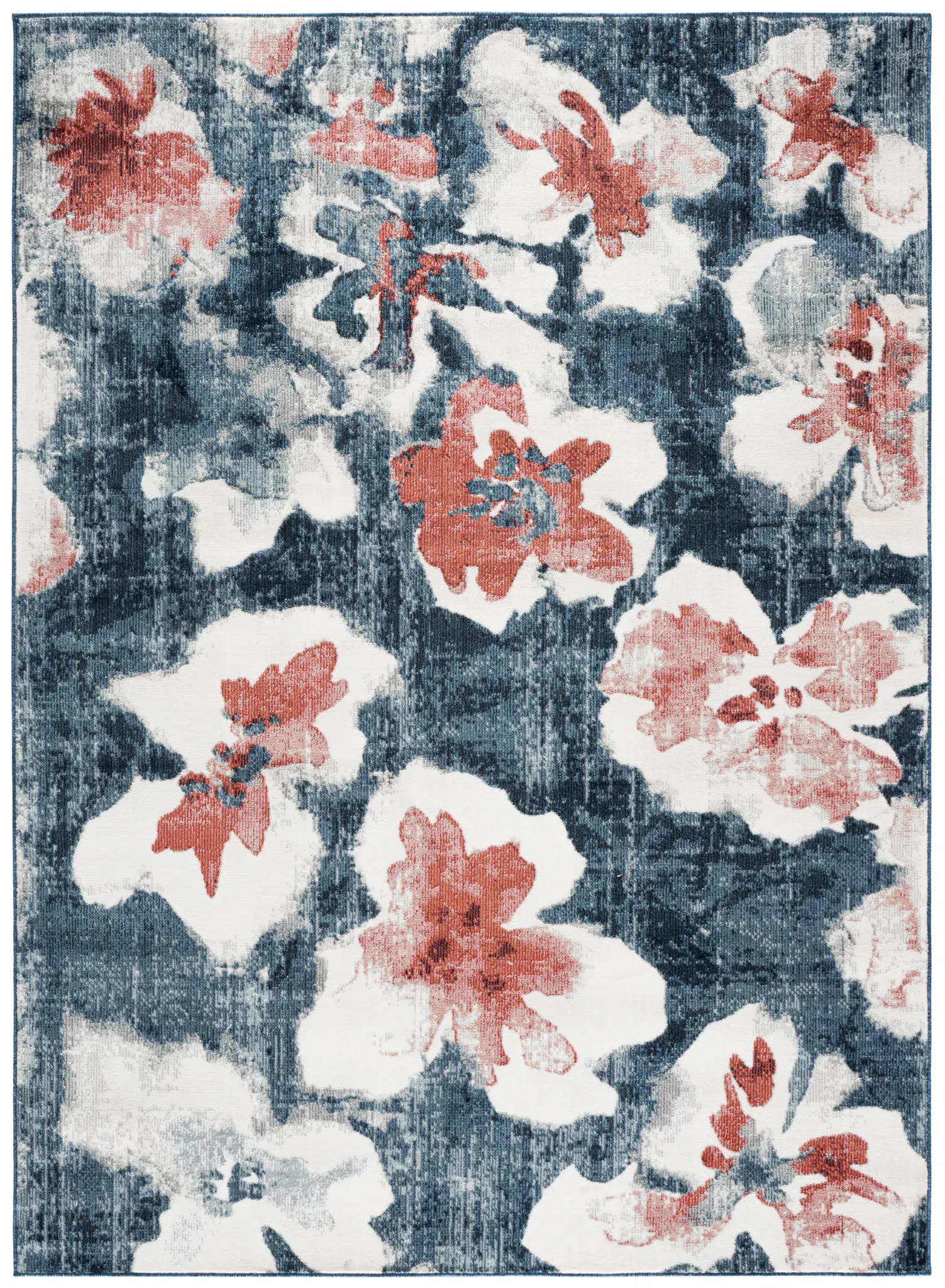 Utopia Abstract Floral Outdoor Rug