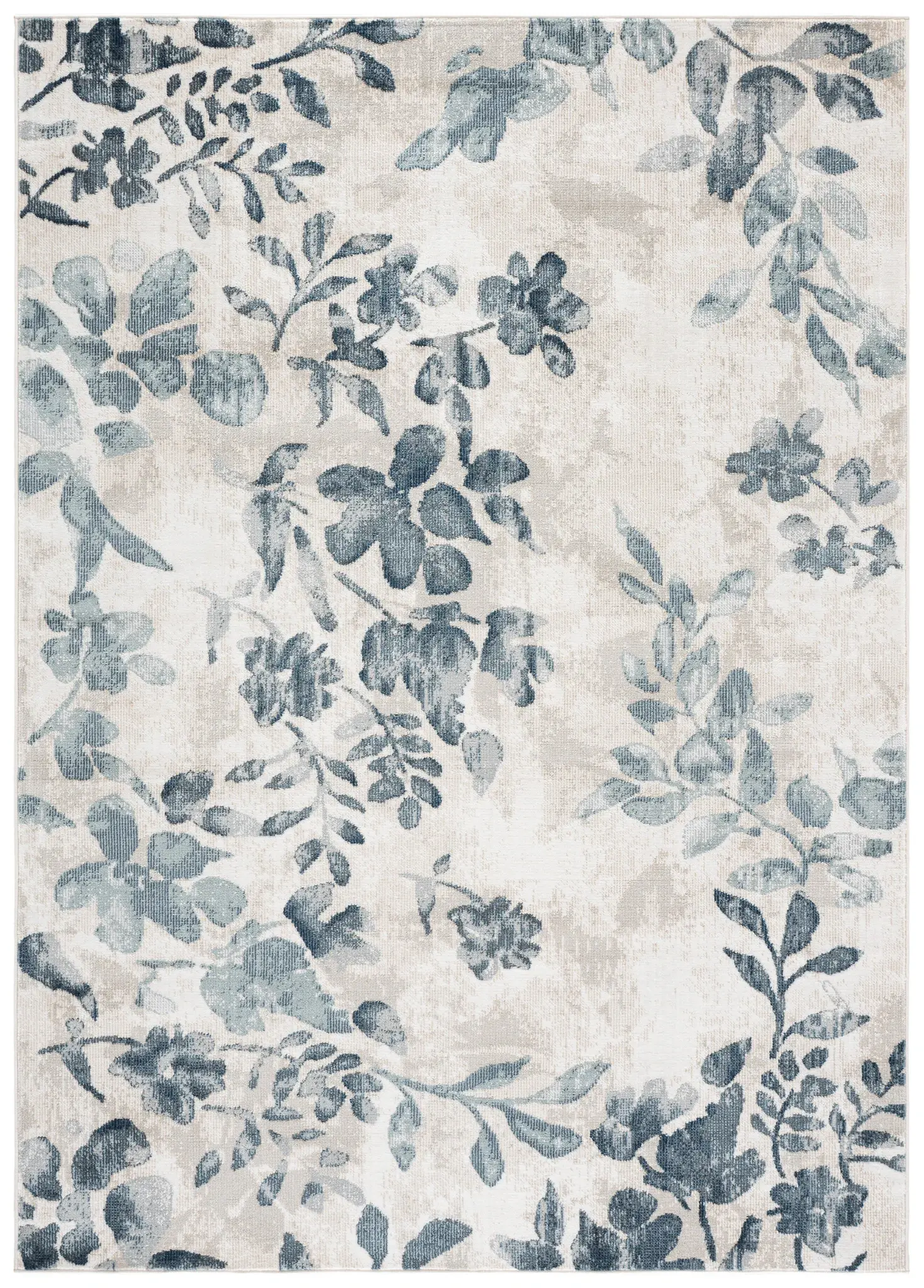 Utopia Transitional Floral Outdoor Rug