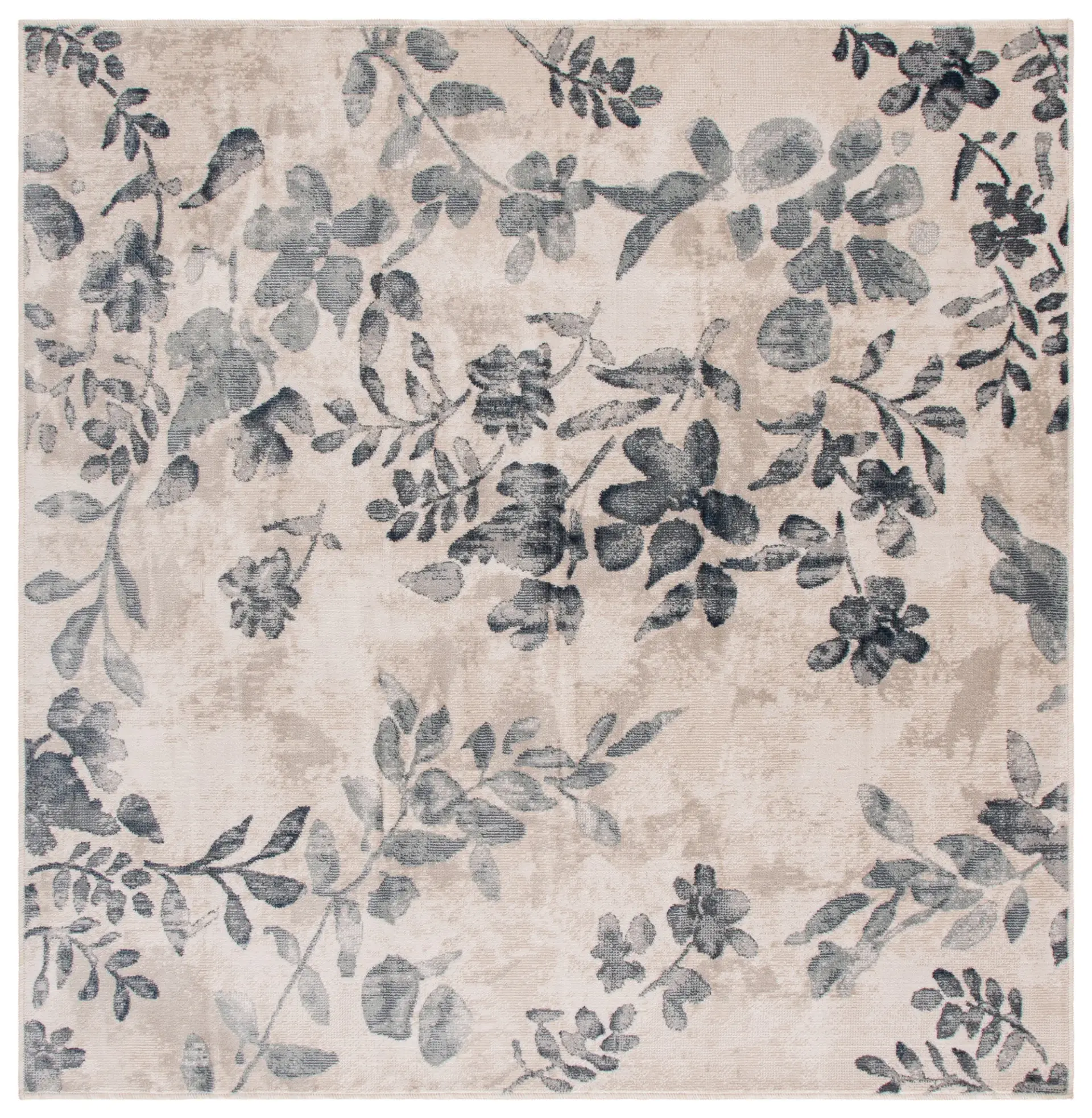 Utopia Transitional Floral Outdoor Rug