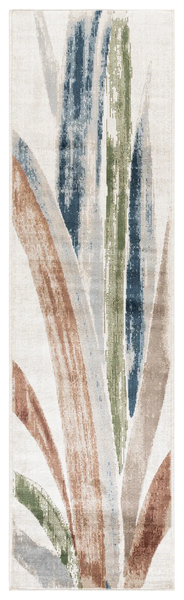 Utopia Contemporary Botanical Leaf Outdoor Rug