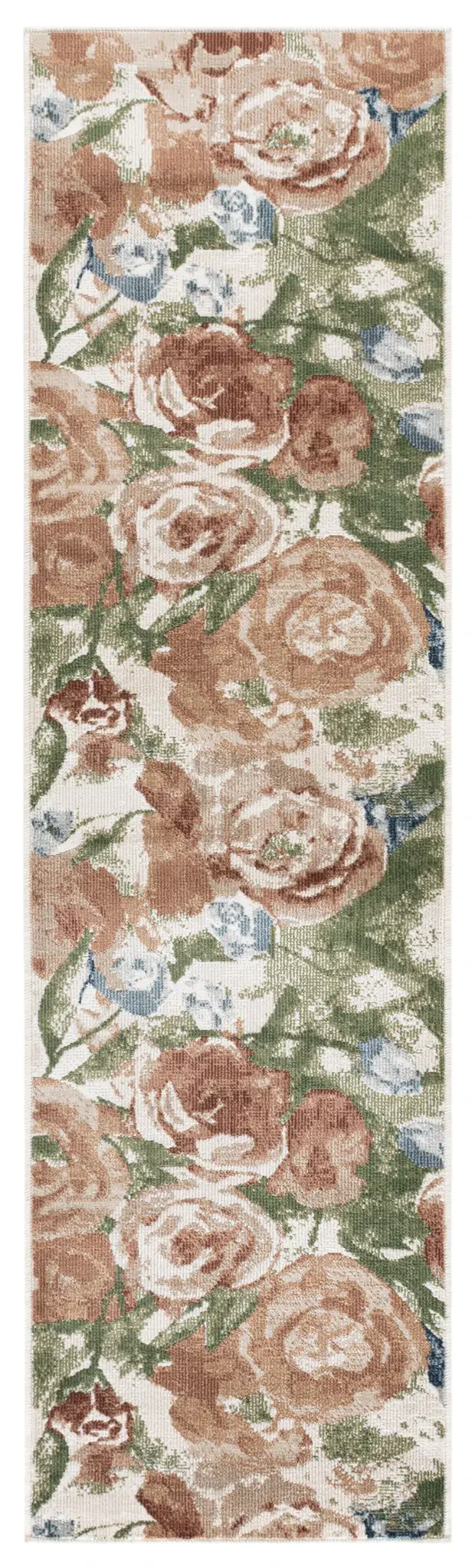 Utopia Transitional Floral Outdoor Rug