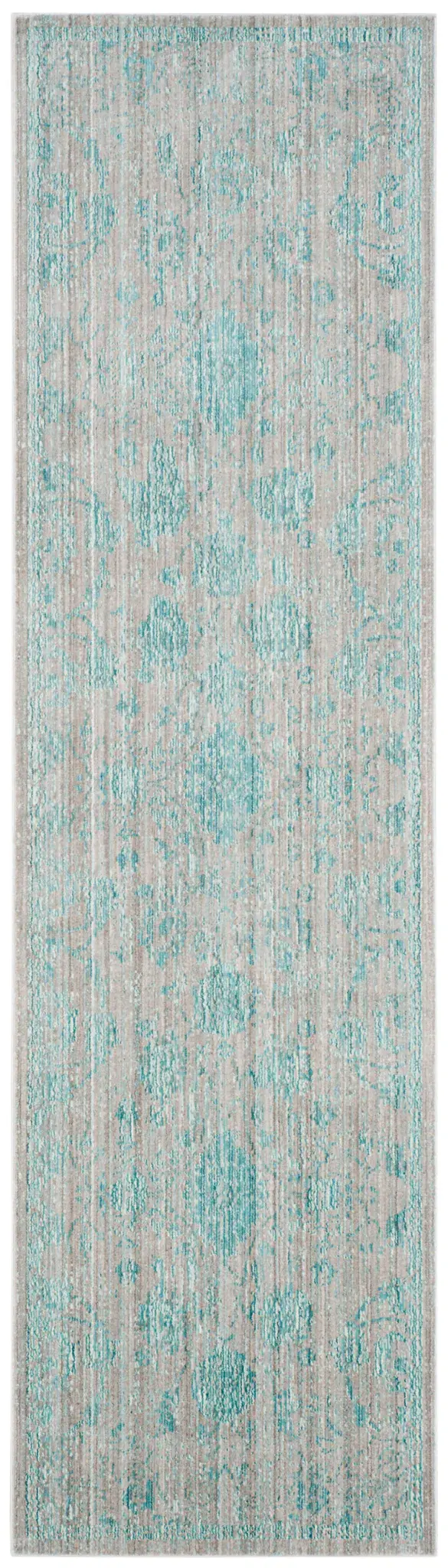 Valencia Distressed Medallion Border Rug