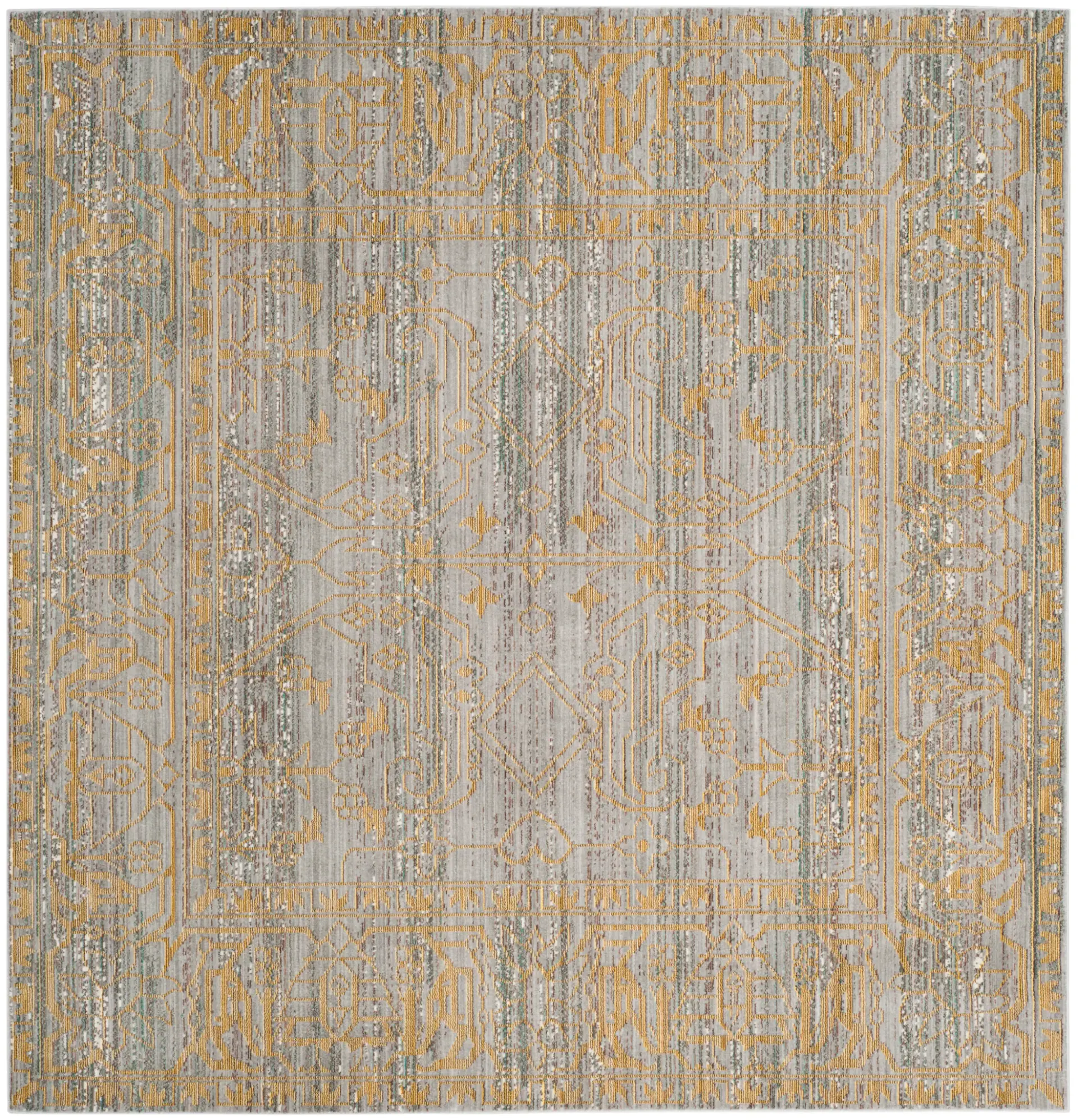 Valencia Faded Tribal Geometric Rug