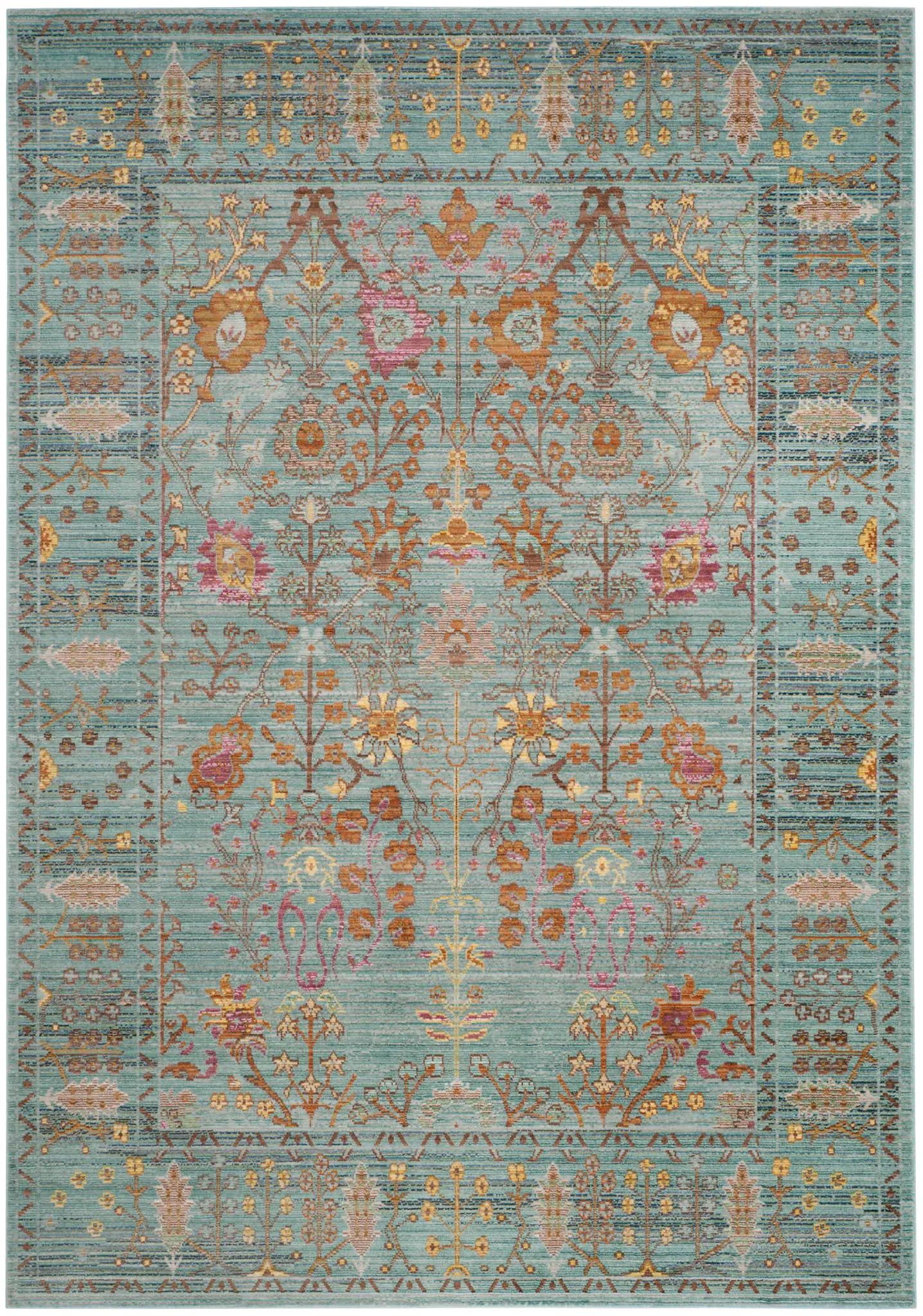 Valencia Floral Bordered Rug