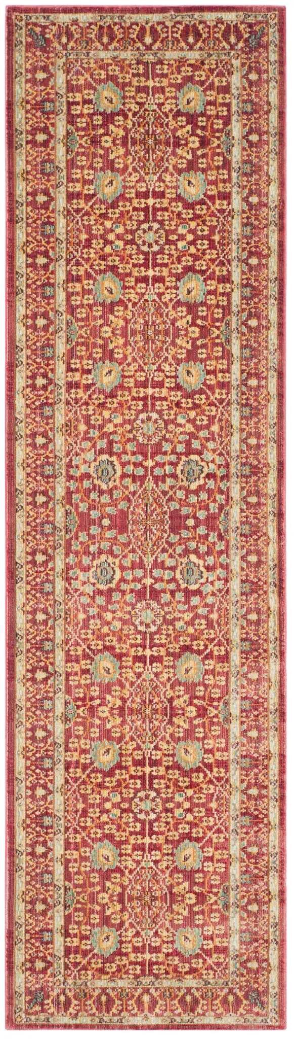 Valencia Floral Trellis Bordered Rug