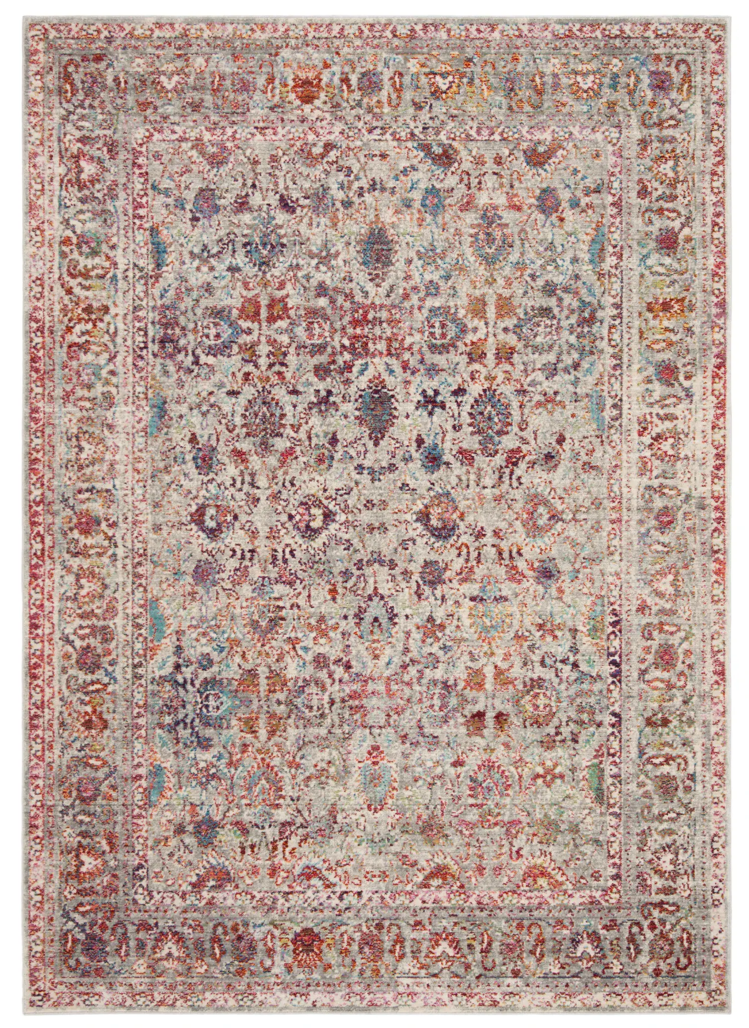 Valencia Distressed Floral Rug