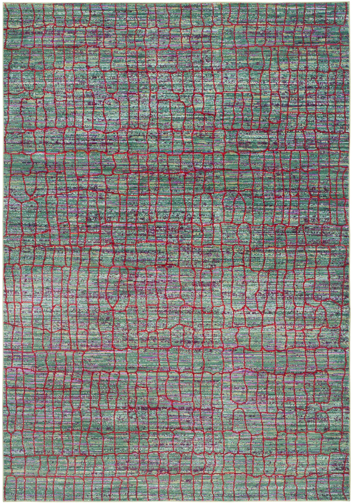 Valencia Abstract Grid Rug