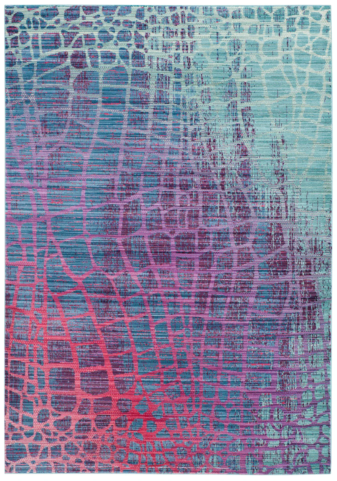 Valencia Cellular Abstract Rug