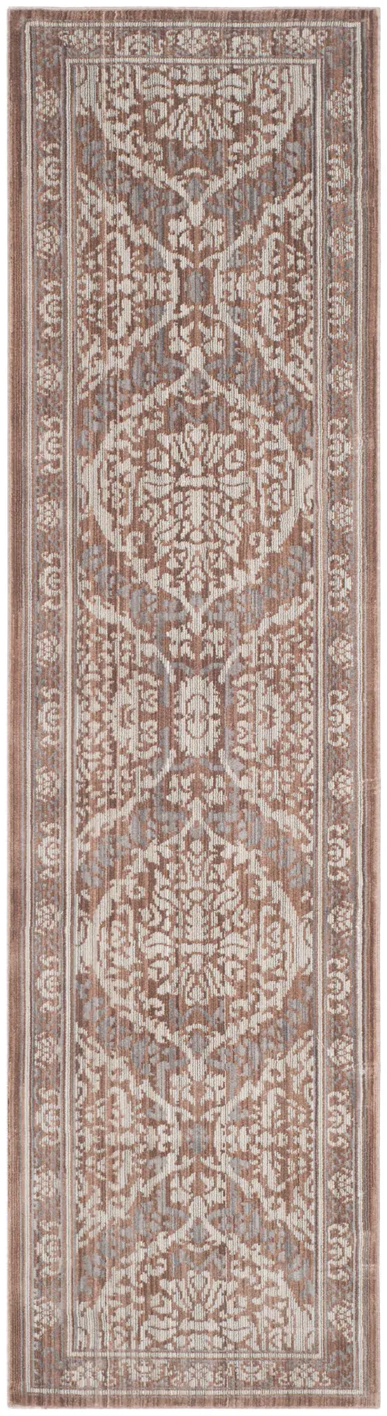 Valencia Distressed Floral Medallion Rug