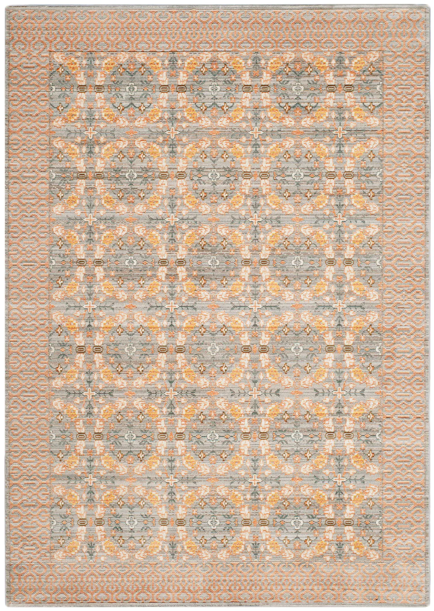 Valencia Bordered Medallion Rug