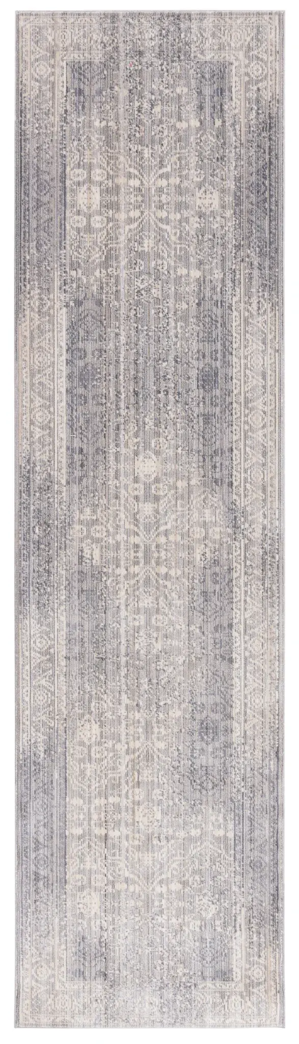 Valencia Faded Floral Border Rug