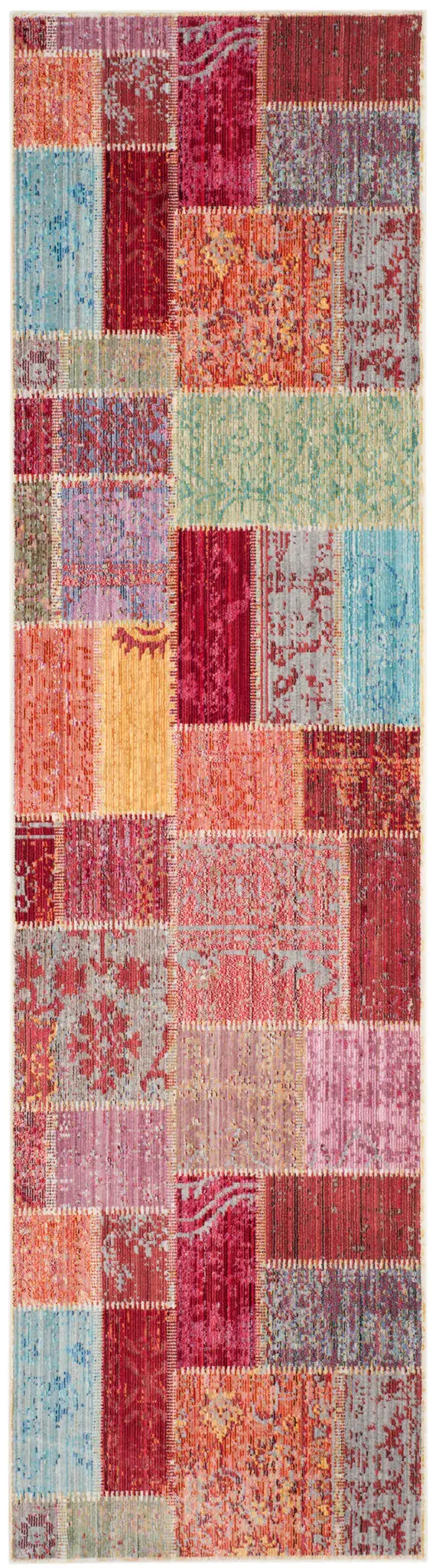 Valencia Patchwork Grid Rug