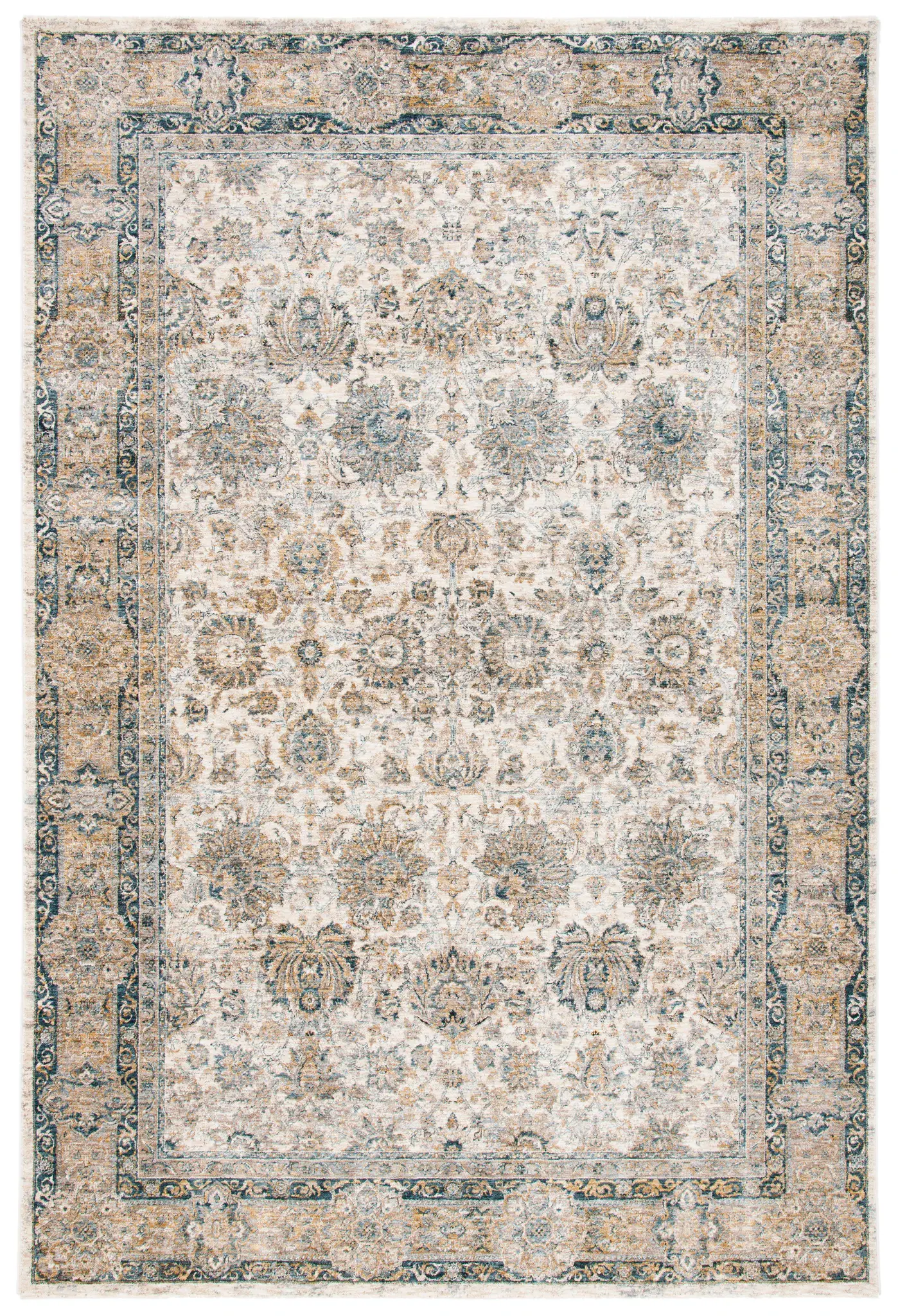 Valencia Bordered Floral Rug