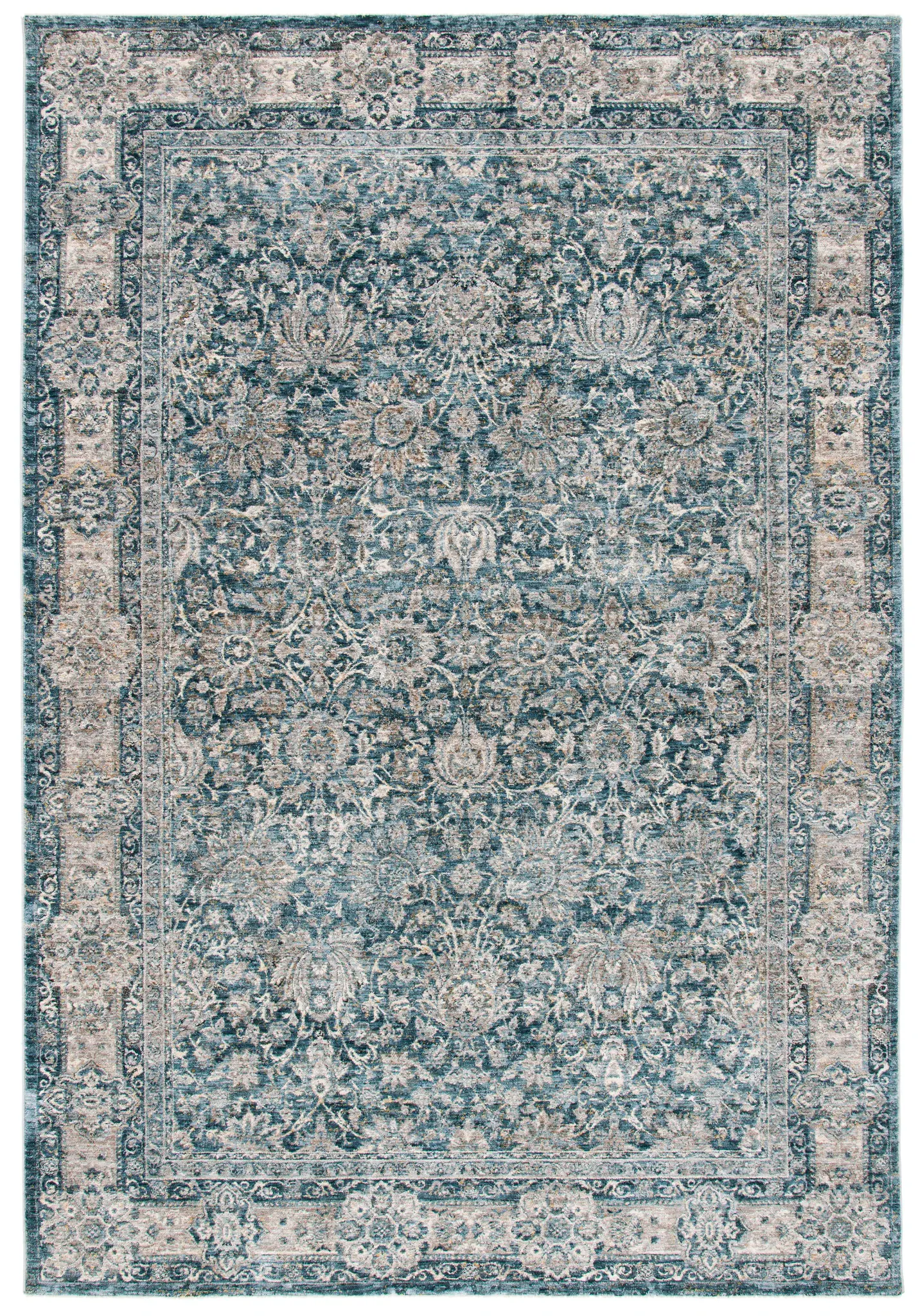 Valencia Bordered Floral Rug