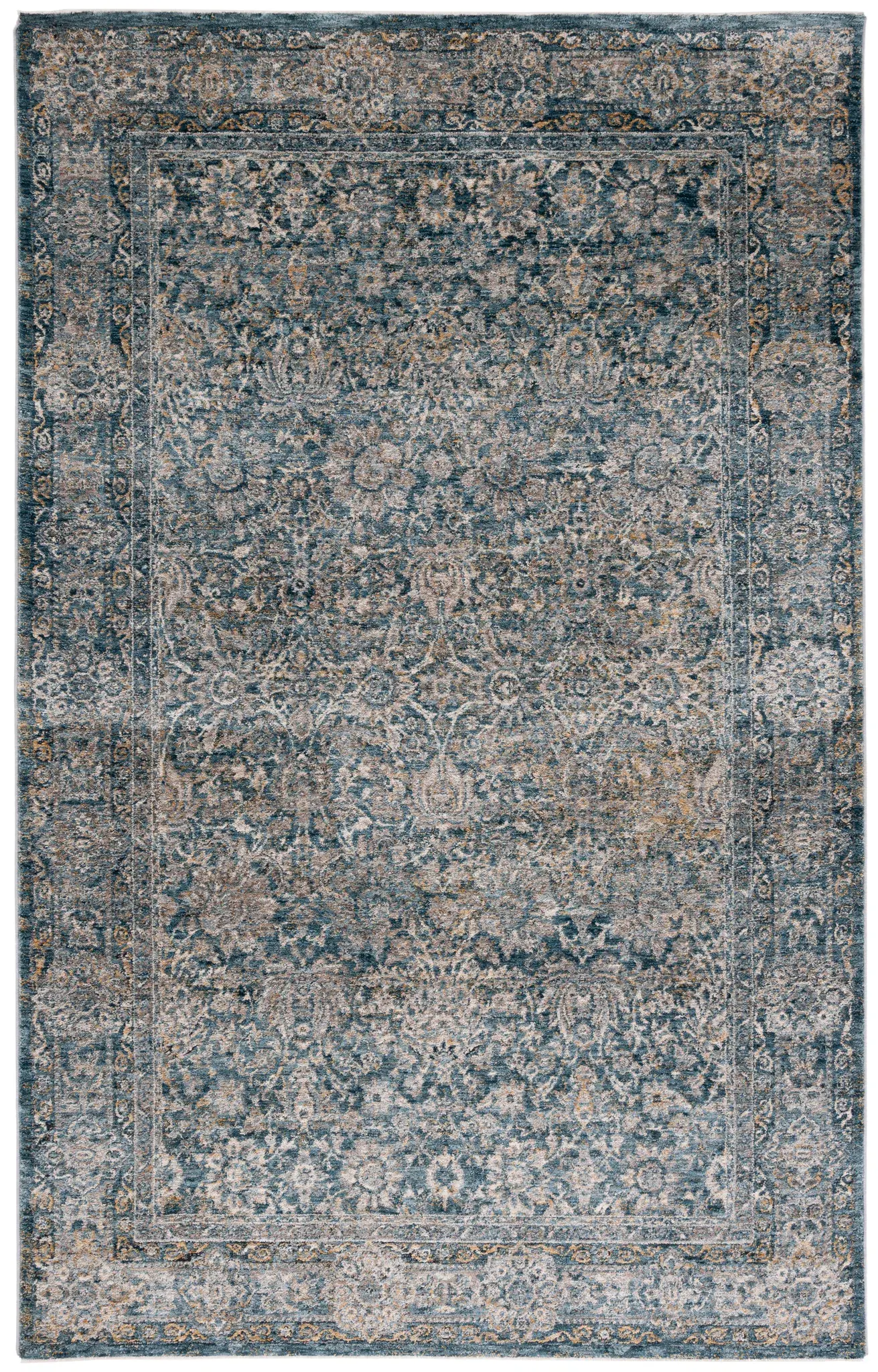 Valencia Bordered Floral Rug