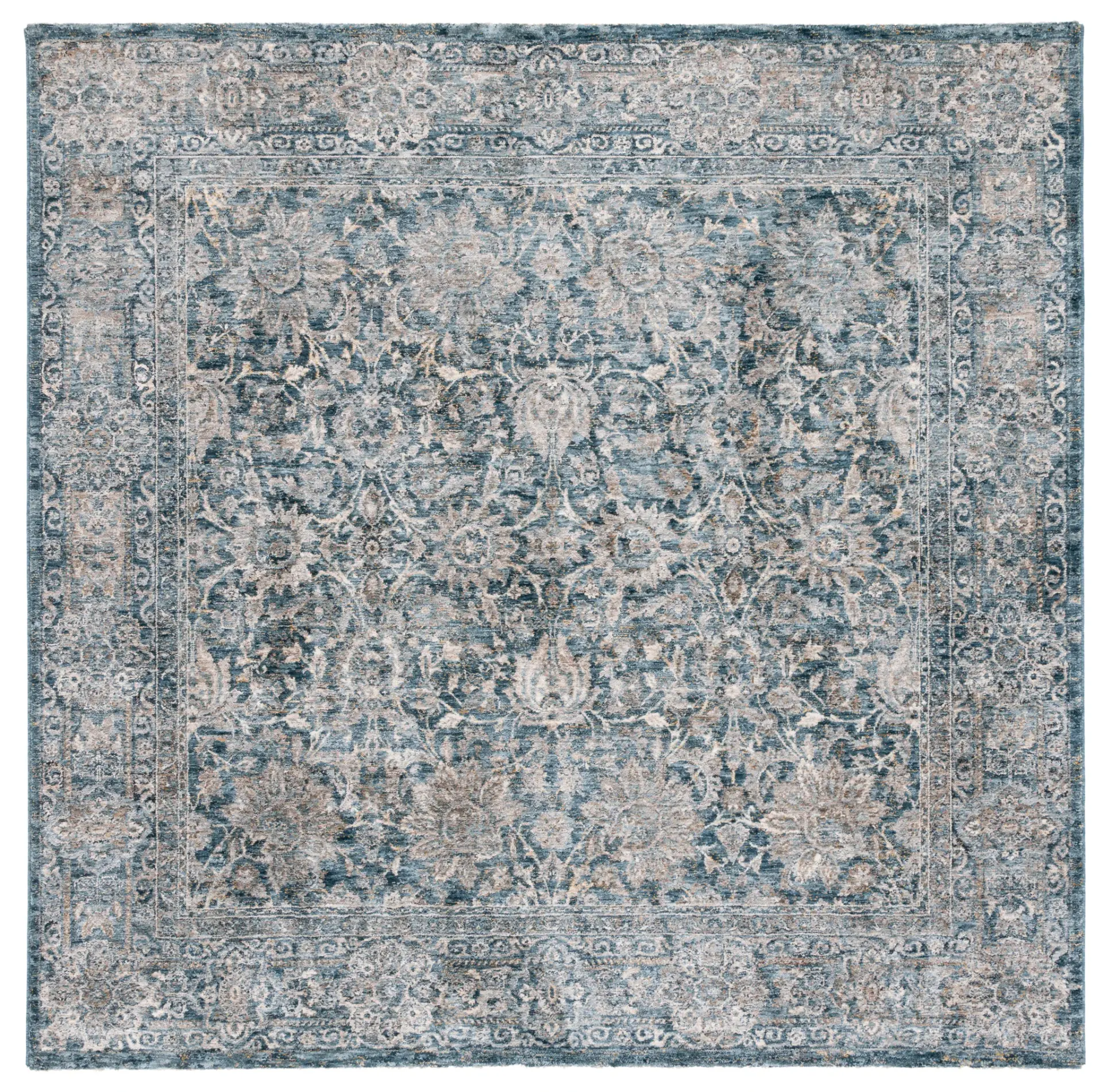 Valencia Bordered Floral Rug