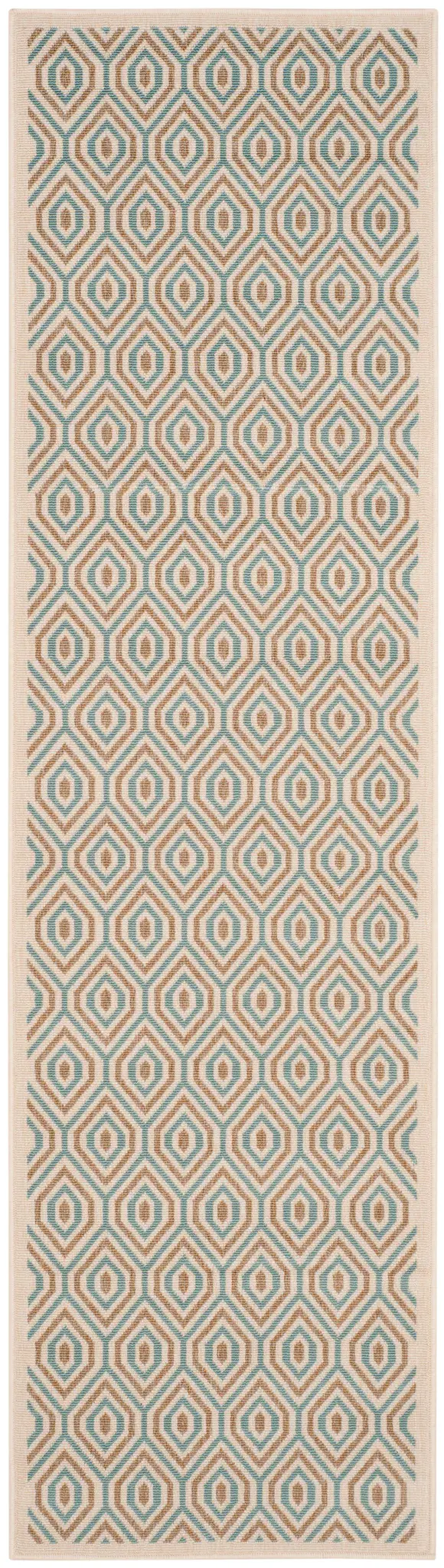 Veranda Diamond Grid Outdoor Rug