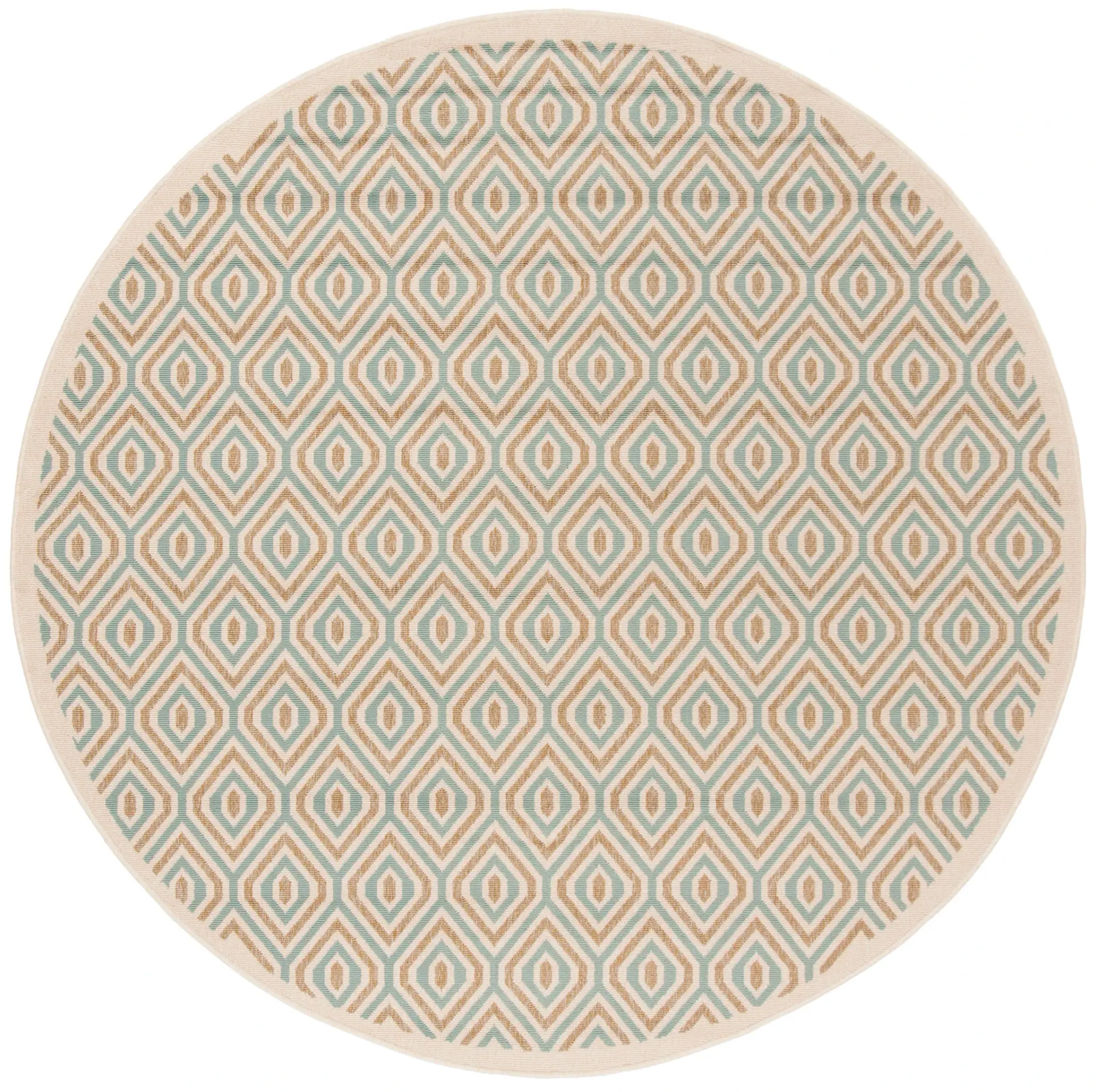 Veranda Diamond Grid Outdoor Rug