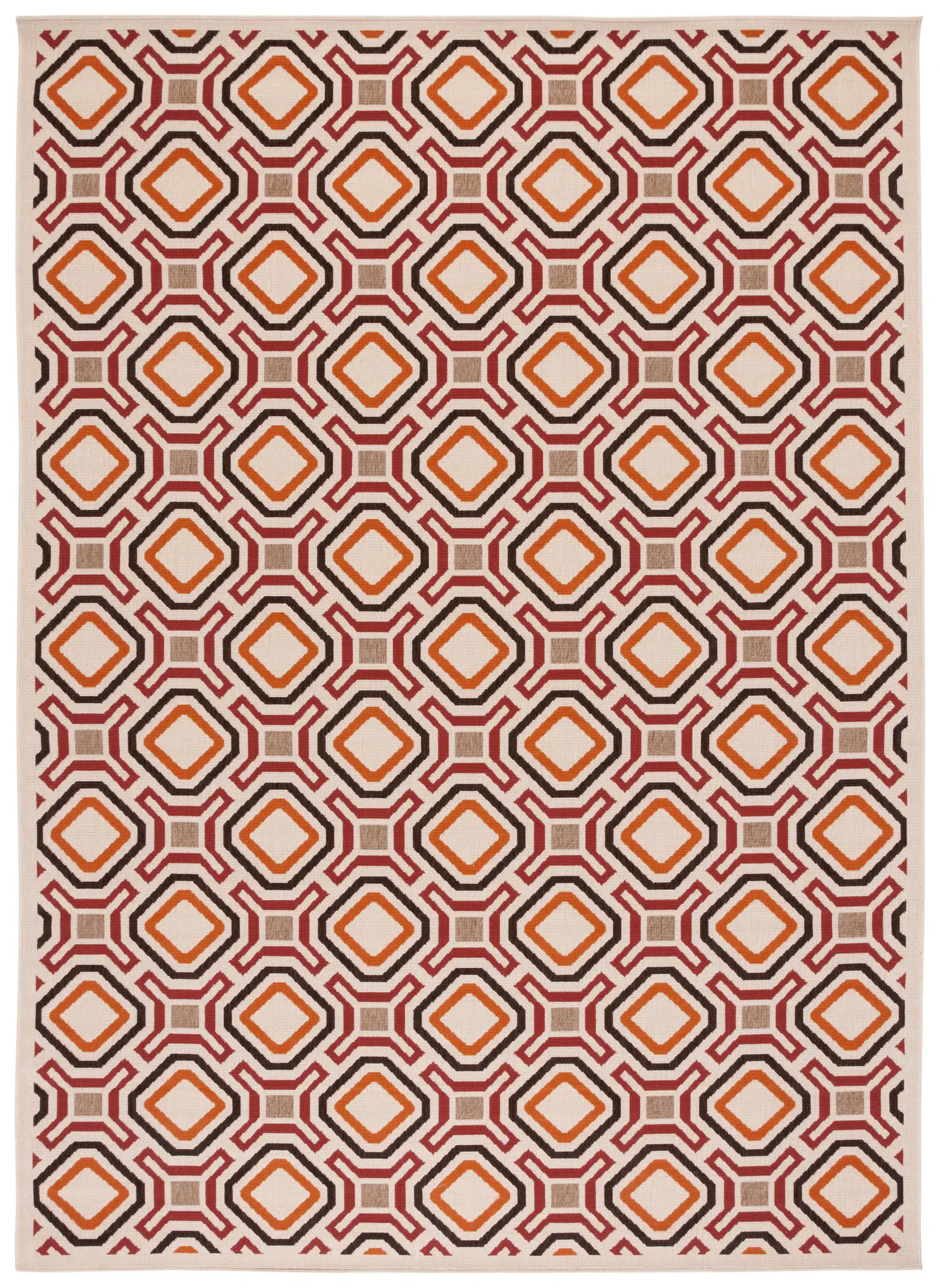 Veranda Interlocking Diamond Outdoor Rug