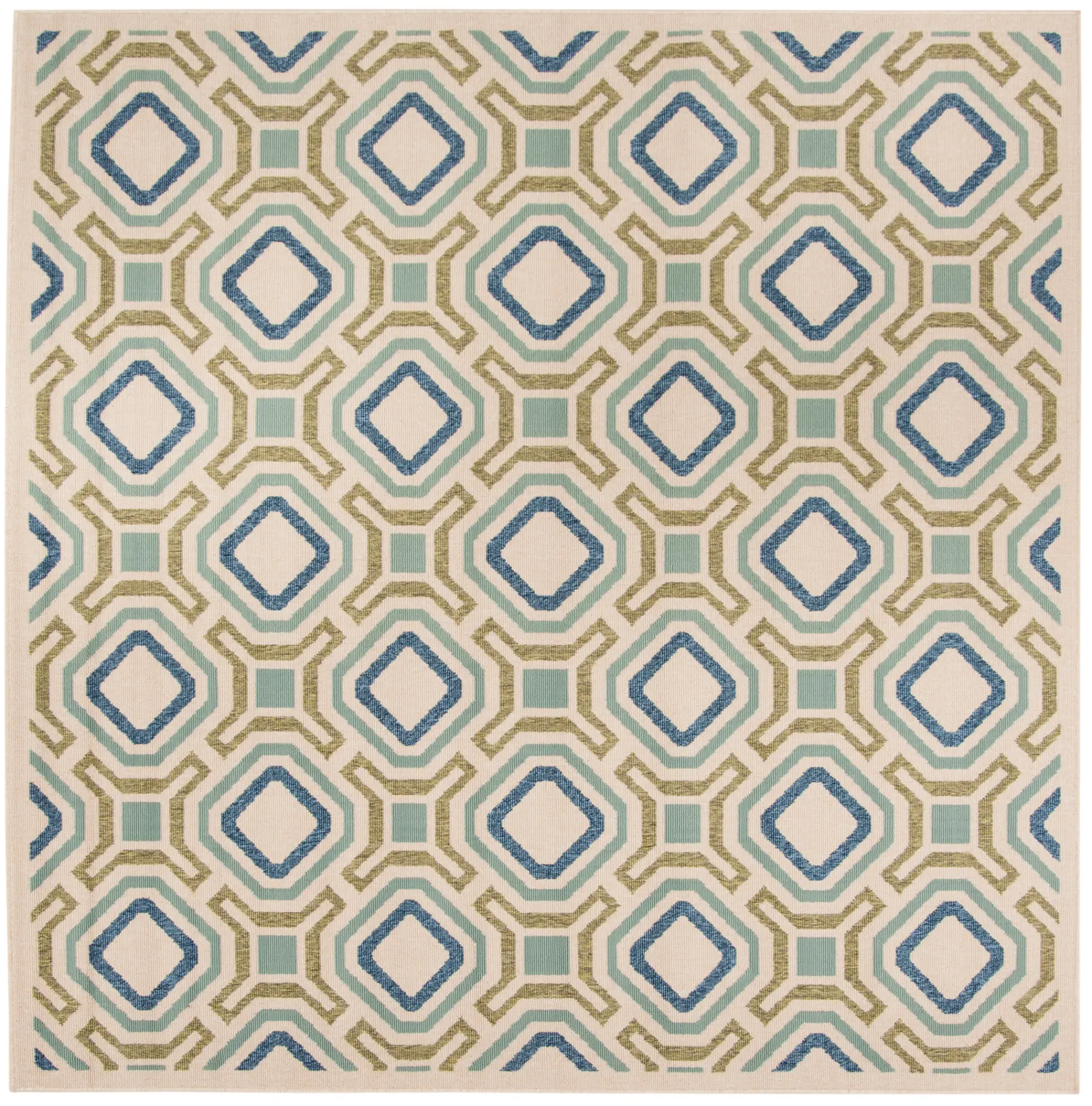 Veranda Interlocking Diamond Outdoor Rug