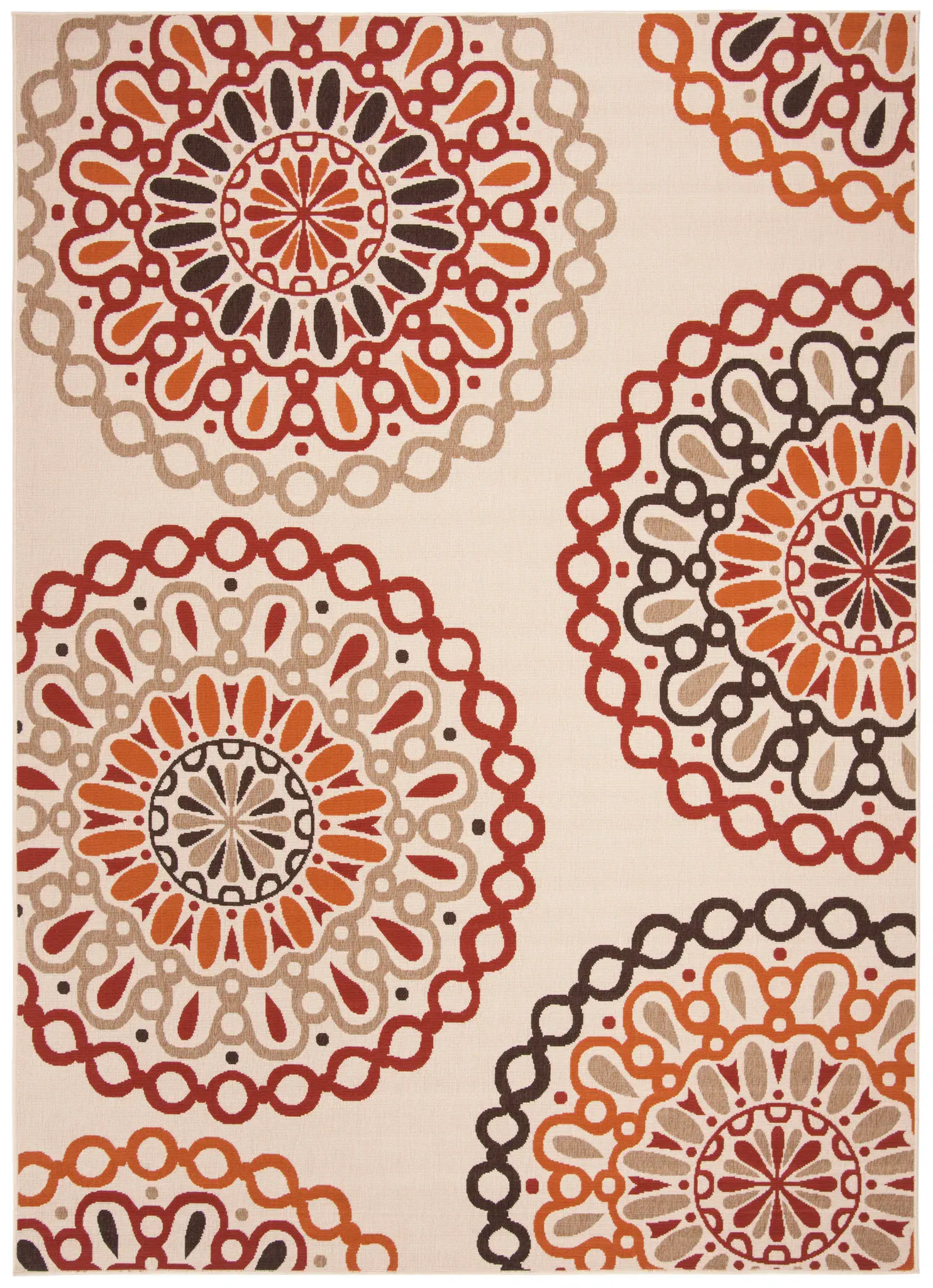 Veranda Circular Medallion Outdoor Rug