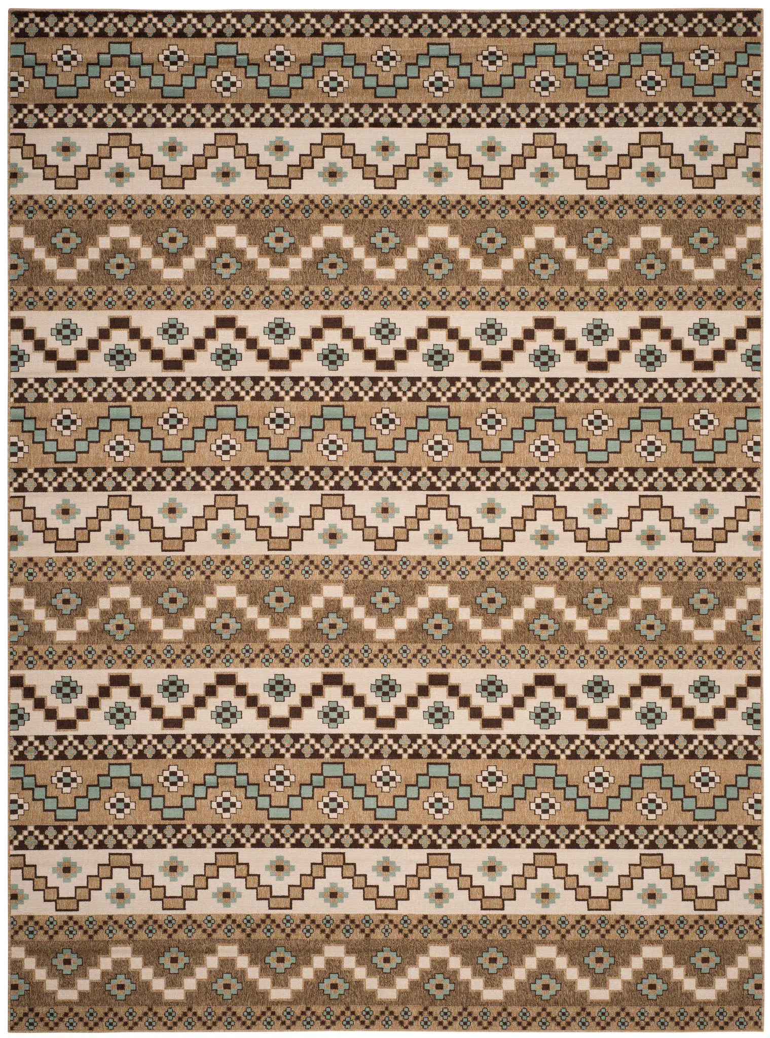 Veranda Tribal Stripe Outdoor Rug